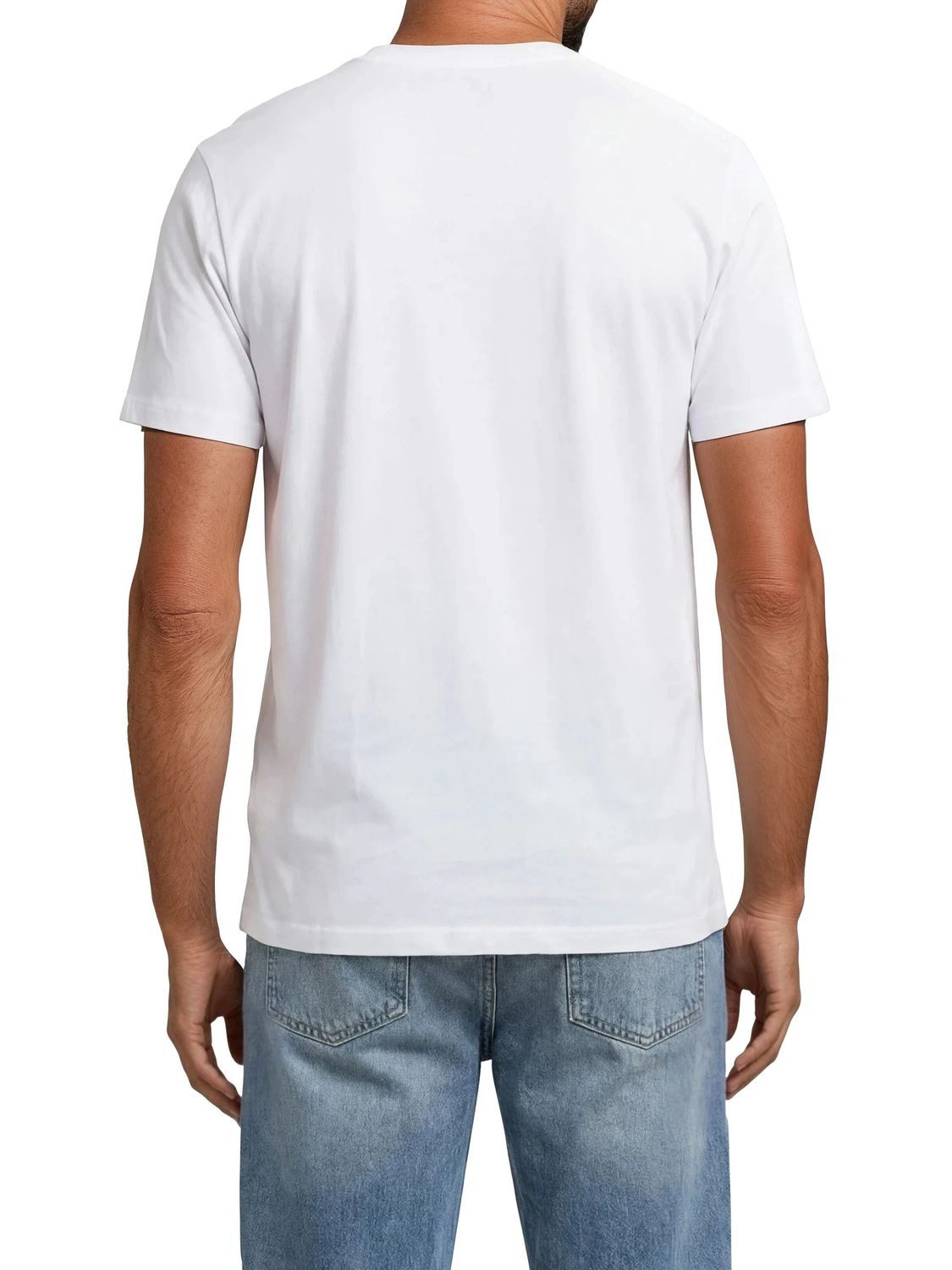 riverso T-Shirt Herren Basic Shirt RIVJay 3er Set Pack Regular Fit (Vorteilspack, 3-tlg) Kurzarm Tee Shirt mit Rundhalsausschnitt aus 100% Baumwolle