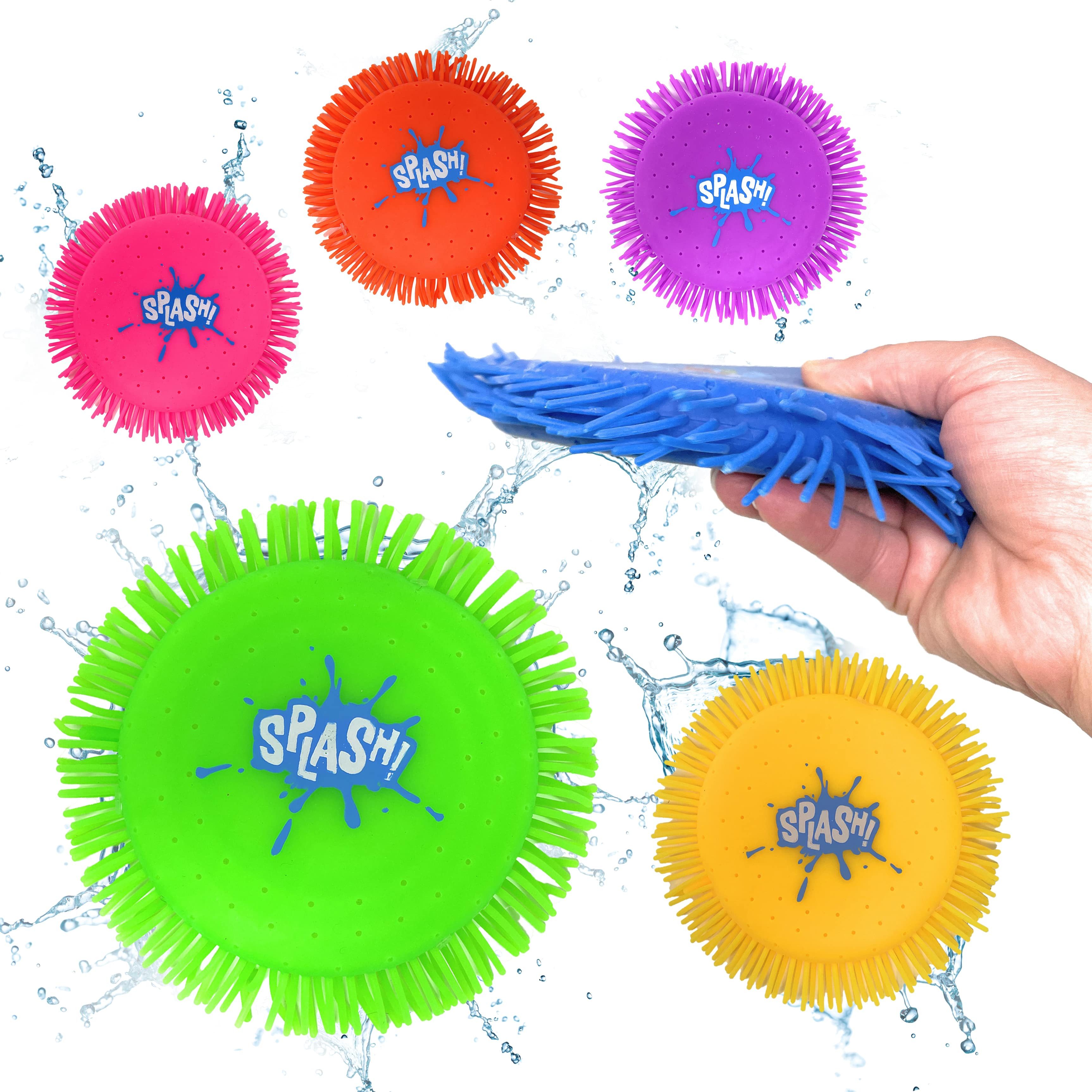 Spielzeug-Gartenset Wasserfrisbee 2er Set 16cm Wasser Frisbee bunt