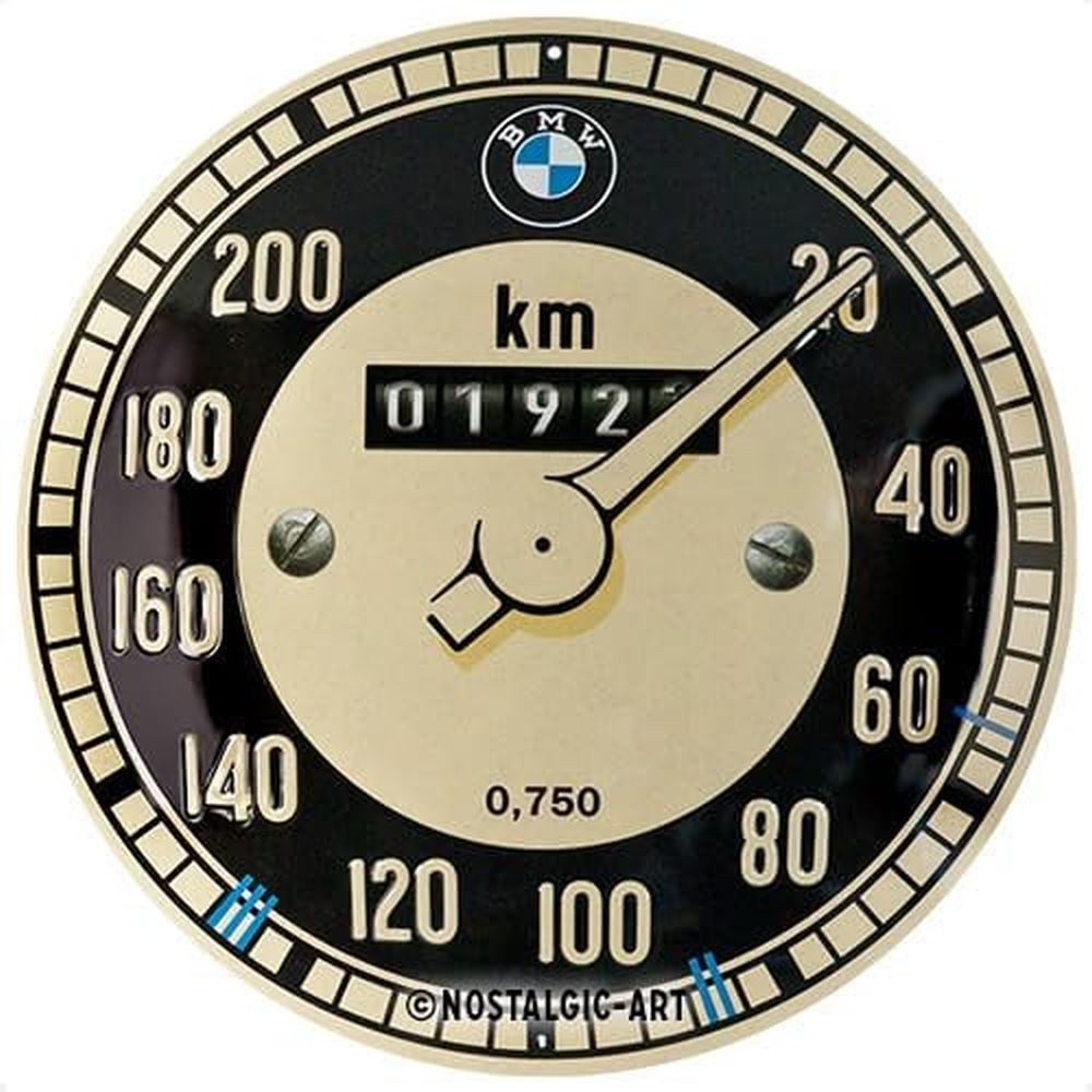 Nostalgic-Art Metallschild Blechschild 35 cm Rund - BMW - Logo