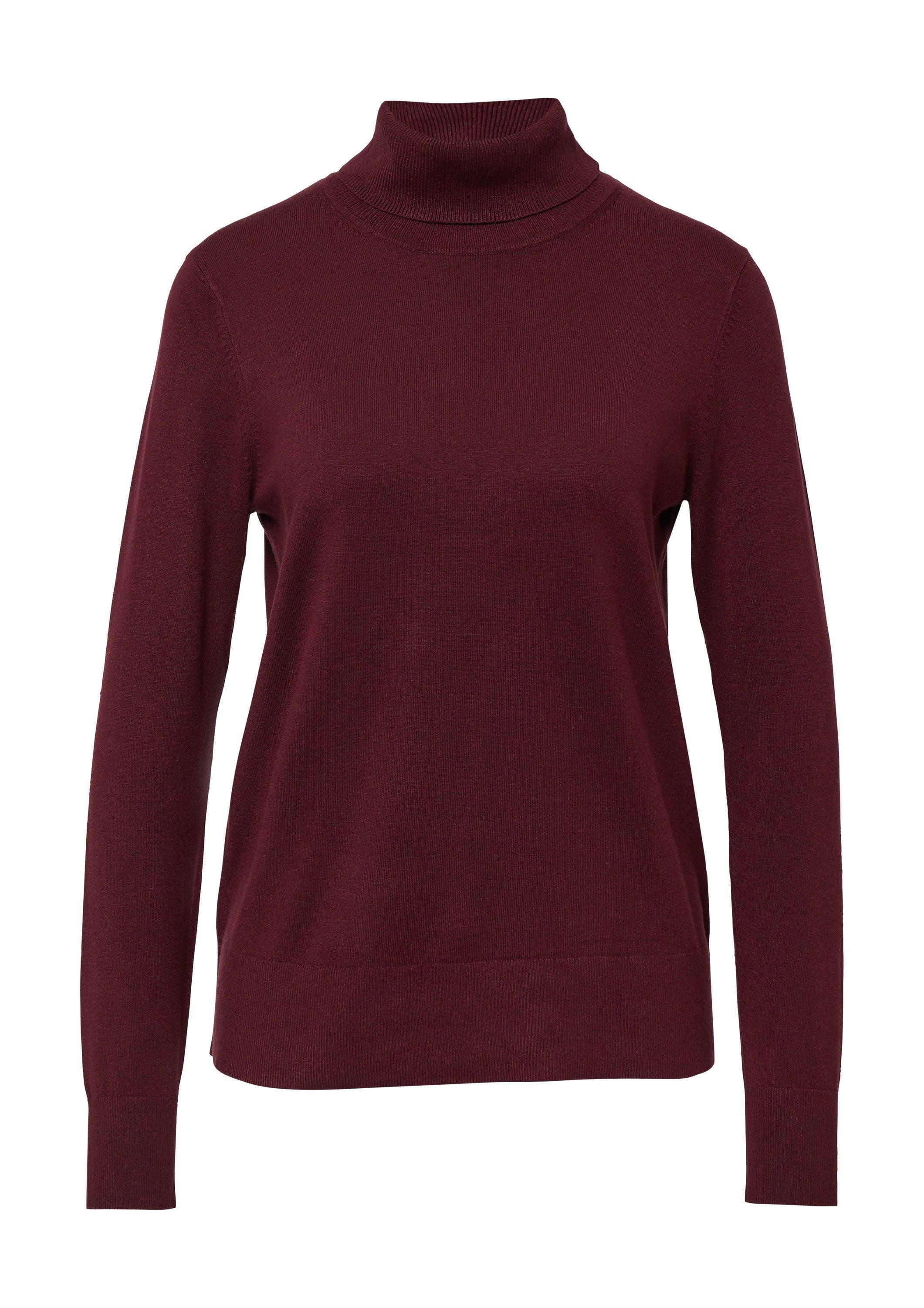 s.Oliver Longpullover Strickpullover Feinstrickpullover aus Viskosemix günstig online kaufen