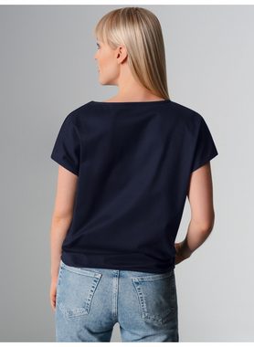 Trigema T-Shirt TRIGEMA T-Shirt mit modischem Knoten (1-tlg)