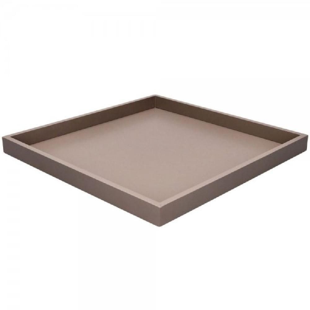 Giftcompany Tablett Tablett Neo Quadratisch Sandstone Grau (32x32cm)