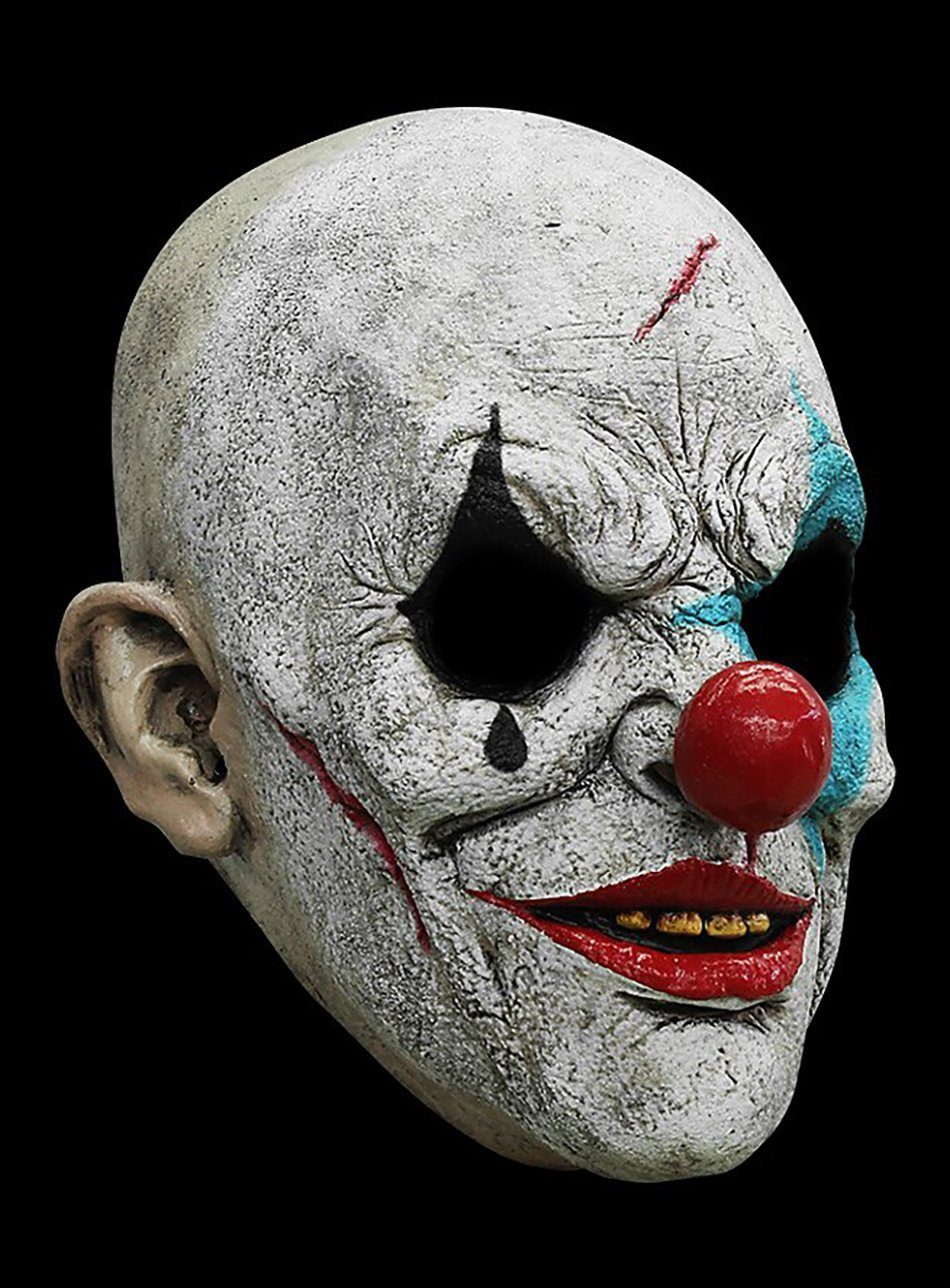 Metamorph Verkleidungsmaske Alter Opa Clown Maske für Karneval Faschingskostüm, Gruselige Clownsmaske - nicht nur für Halloween