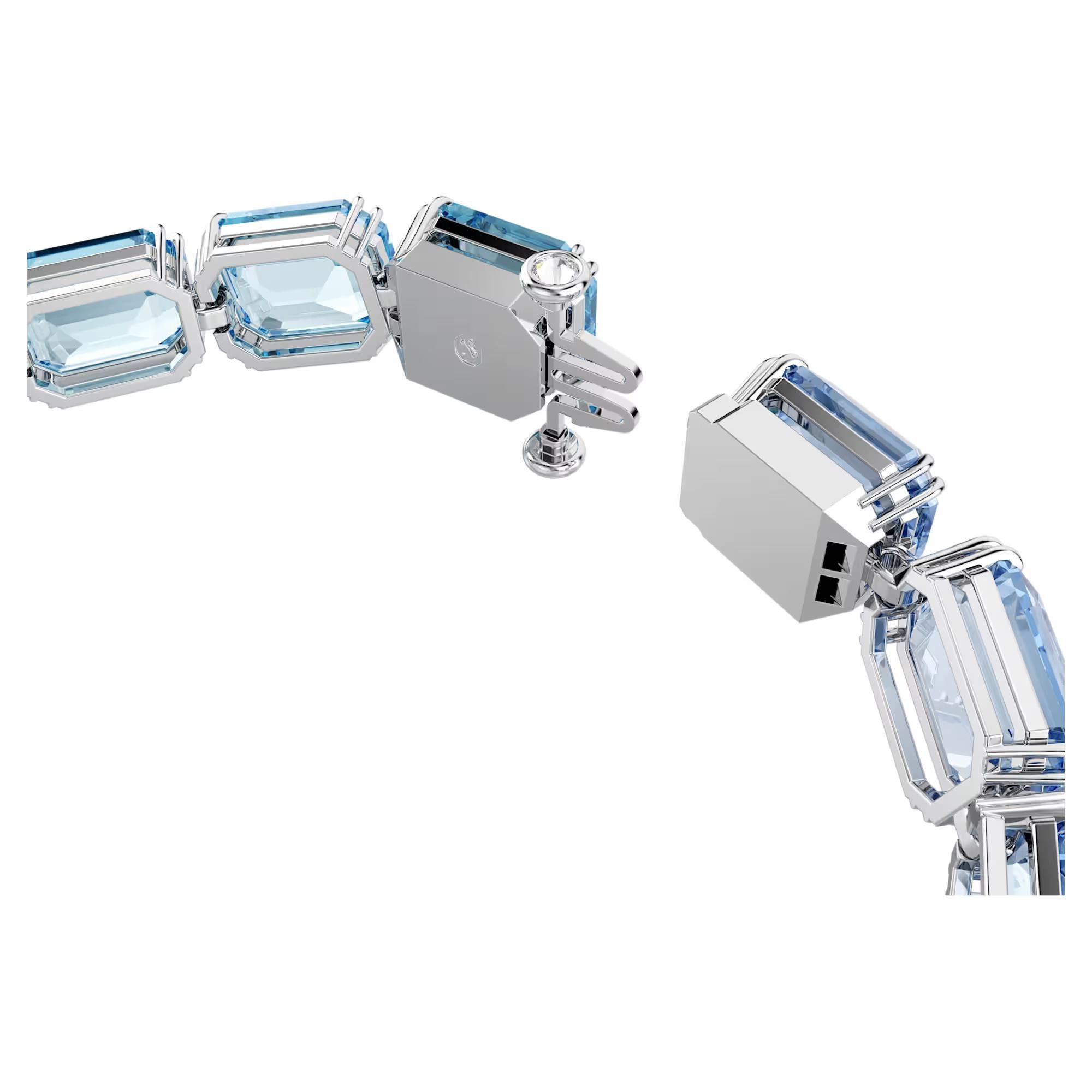 Swarovski Armband Swarovski Armband Millenia 5694135 Farbverlauf, Blau, Rhodiniert, Gr.M (kein Set, 1-tlg., kein Set)