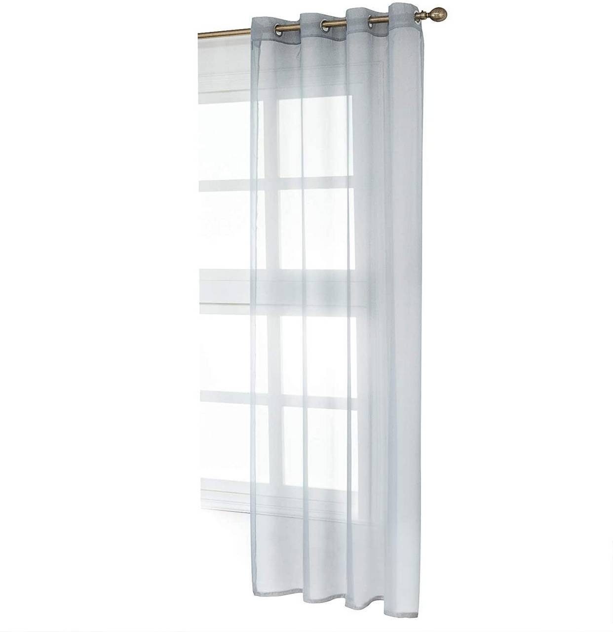 Woltu Gardine (1 St), halbtransparent, mit Ösen Stores Dekoschal Voile. Reduzierter Preis € 12,99. Unverbindliche Preisempfehlung € 15,99, (€ 12,99 pro 1 Stk)