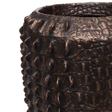 fleur ami Pflanzkübel Croc Bodengefäß, Ø 47 cm, Höhe 56 cm, bronze