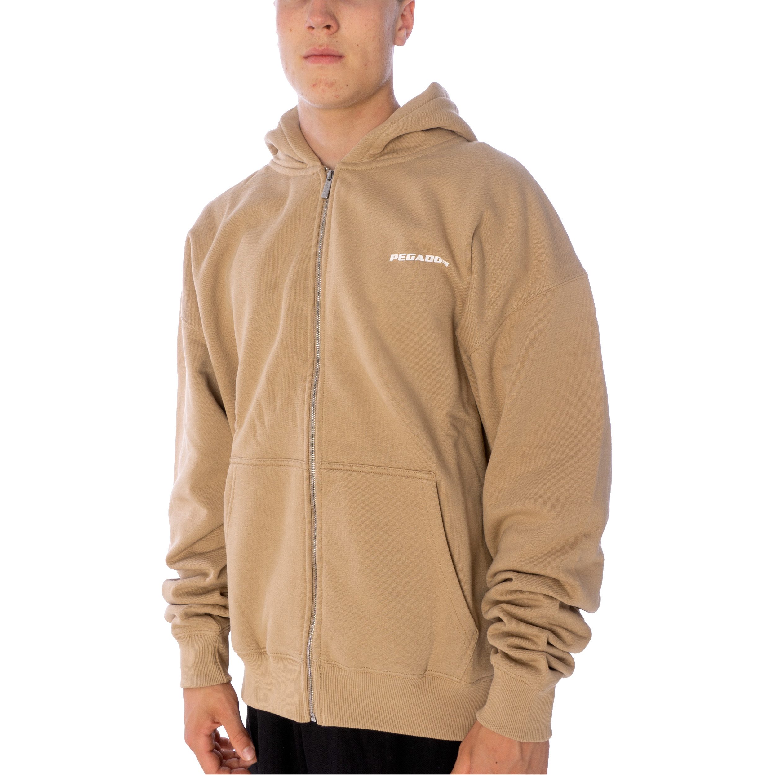 PEGADOR Sweatjacke Sweatjacke Pegador Colne Logo Oversized