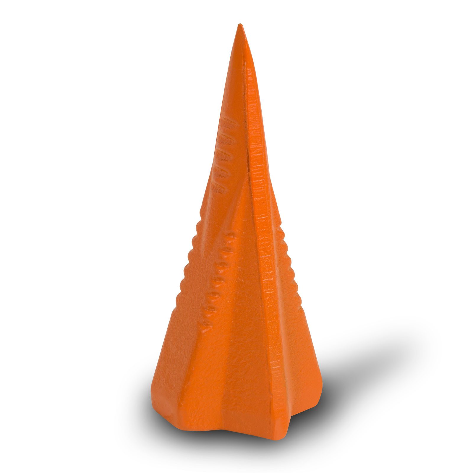 EBERTH Holzspalter aus Stahl Größe 7 x 7 x 17 cm Spaltgranate zum einfachen, zum einfachen, sicheren Holz Spalten, Profi-Werkzeug, Drehspaltkeil