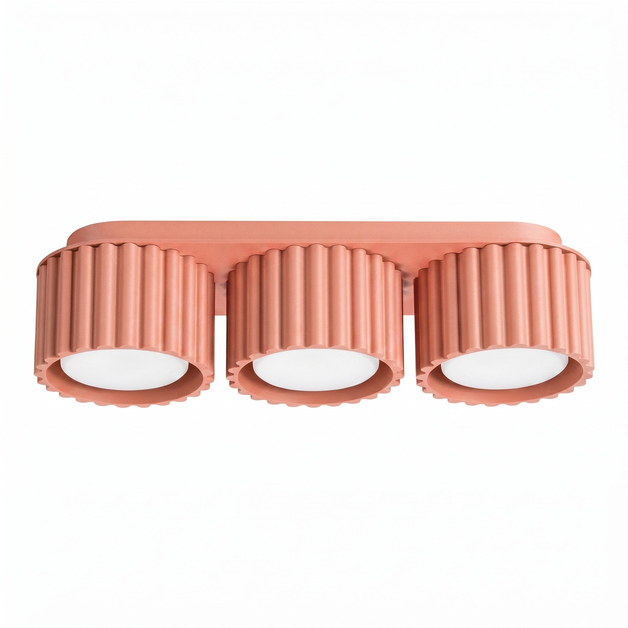 SOLLUX lighting Deckenleuchte Plafond AURA 3 apricot Gx53, Nicht enthalten