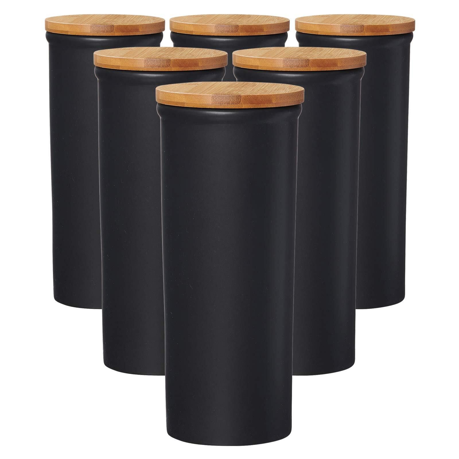 Ritzenhoff & Breker Vorratsdose Jasper Vorratsdosen 1,6 l 6er Set, Steinzeug, (6-tlg)