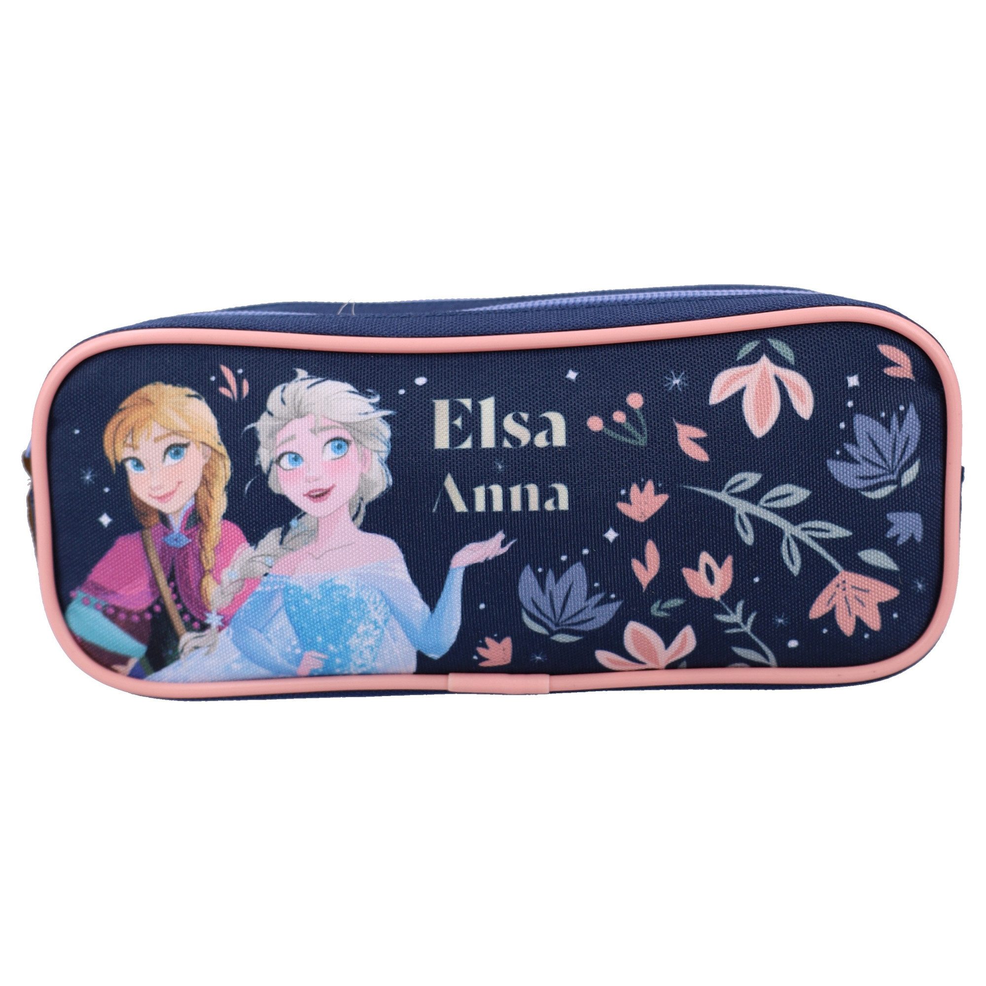 Disney Frozen Federmäppchen Kinder Stifteetui Schulzubehör Mäppchen Polyester, (Packung)