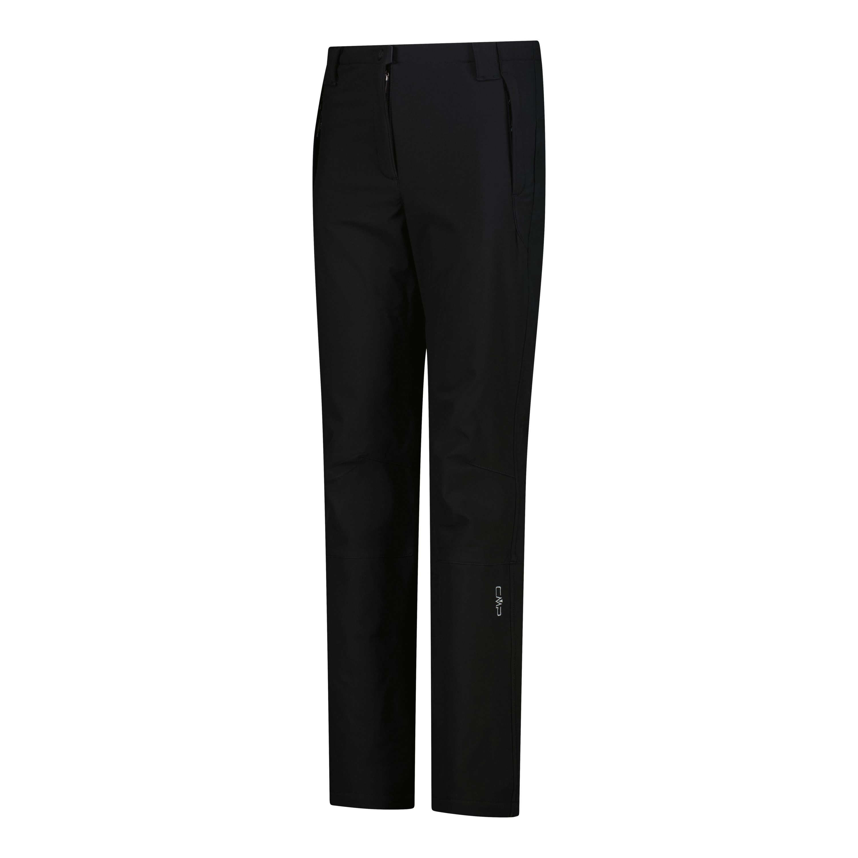 CMP Softshellhose WOMAN PANT WITH INNER GAITER NERO
