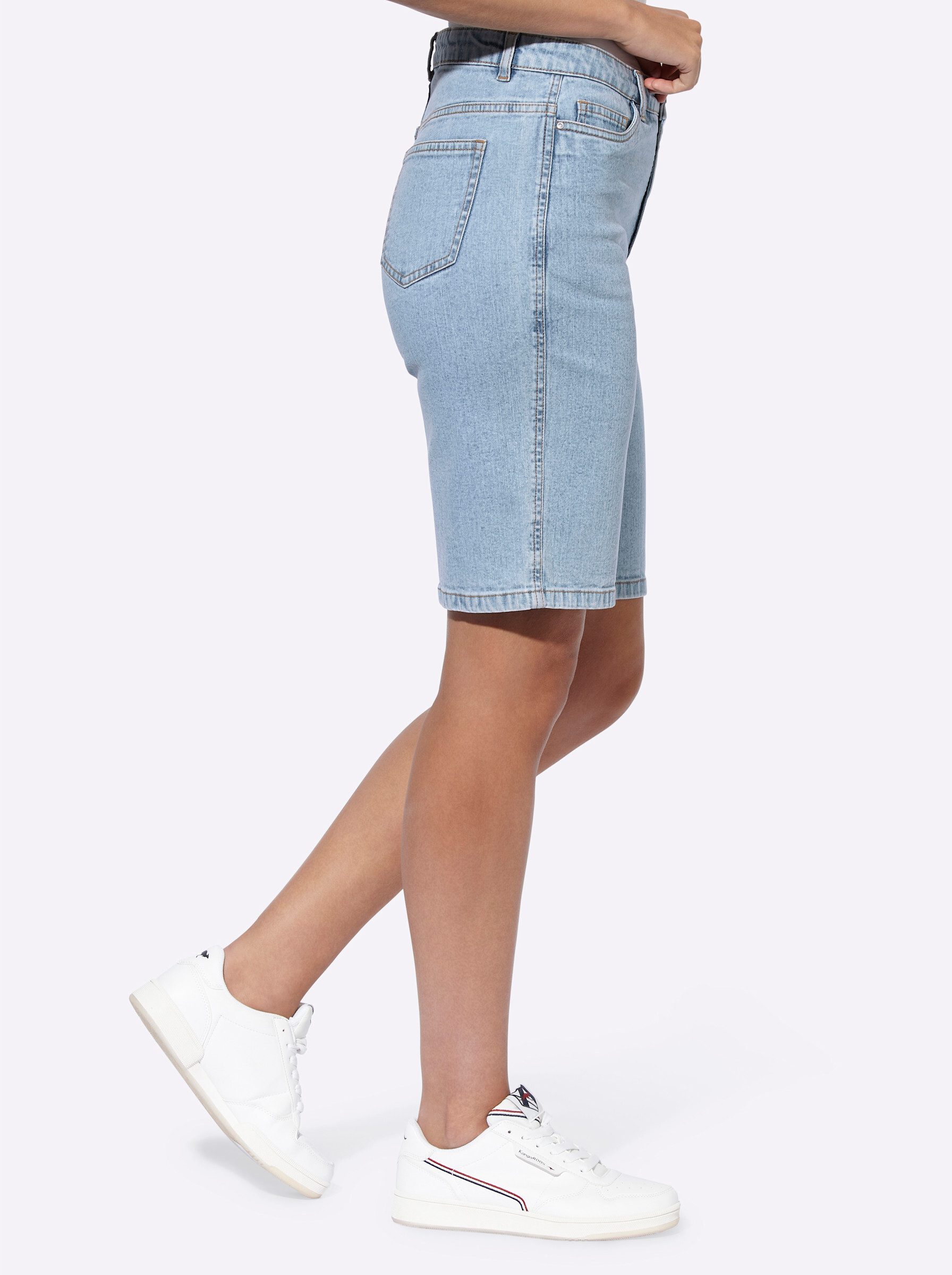 heine Jeansshorts Shorts erhöht