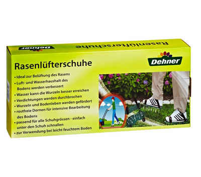 Dehner Gartenpflege-Set Rasenlüfterschuh Sunny, ca. 32 x 15 x 5 cm, grün