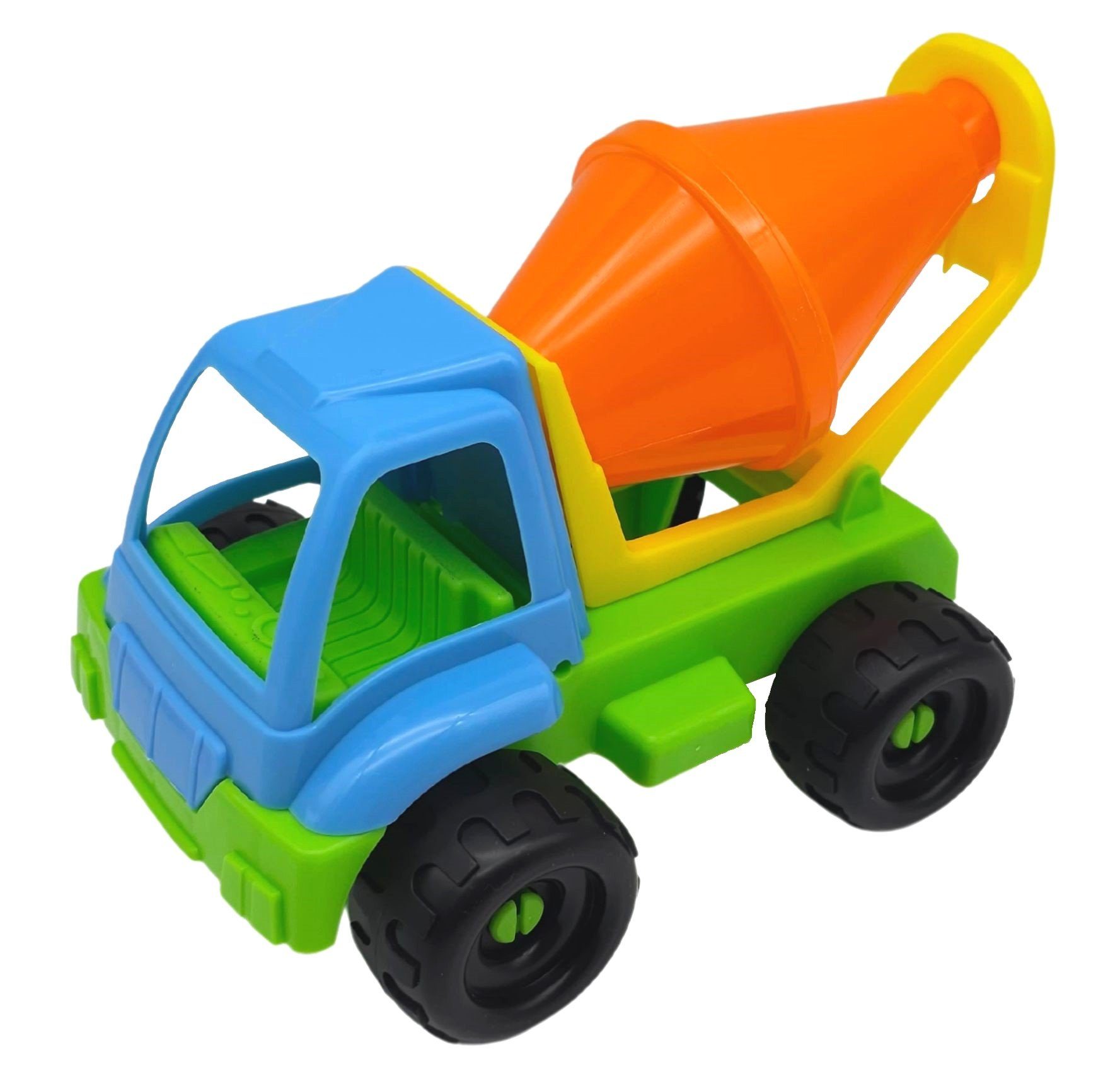 alldoro Spielzeug-Betonmischer 60048, Spielfahrzeug für Kinder, 21 cm, Spielzeugauto indoor & outdoor