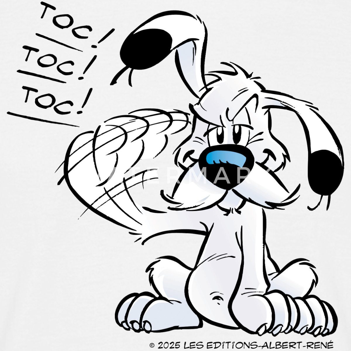 Spreadshirt T-Shirt Asterix & Obelix Idefix Klopft Toc Toc Männer T-Shirt (1-tlg)