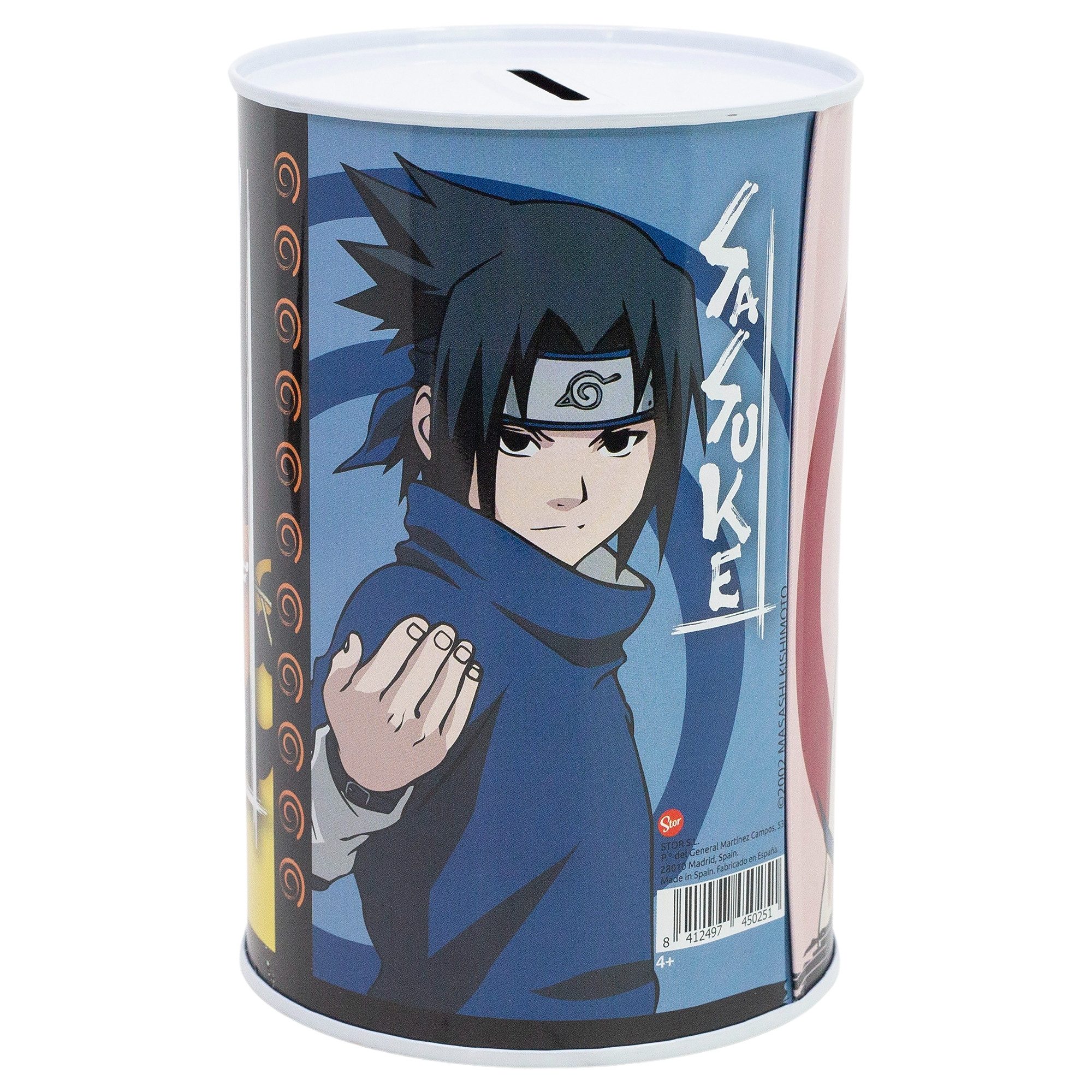 Naruto Spardose Anime Naruto Sasuke Sakura XL Spardose Sparschwein aus Weißblech