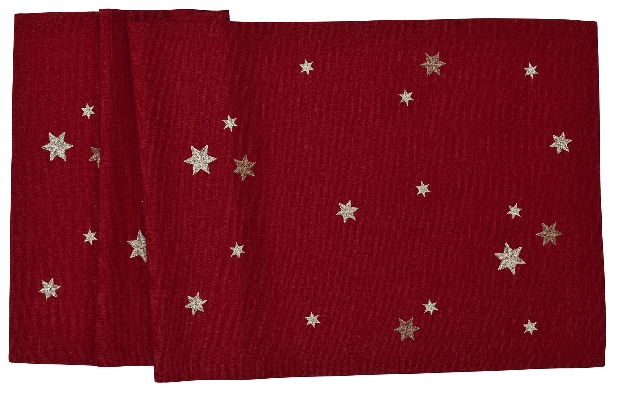 Sander Tischdecke Sander Tischläufer Skyla, 01 red