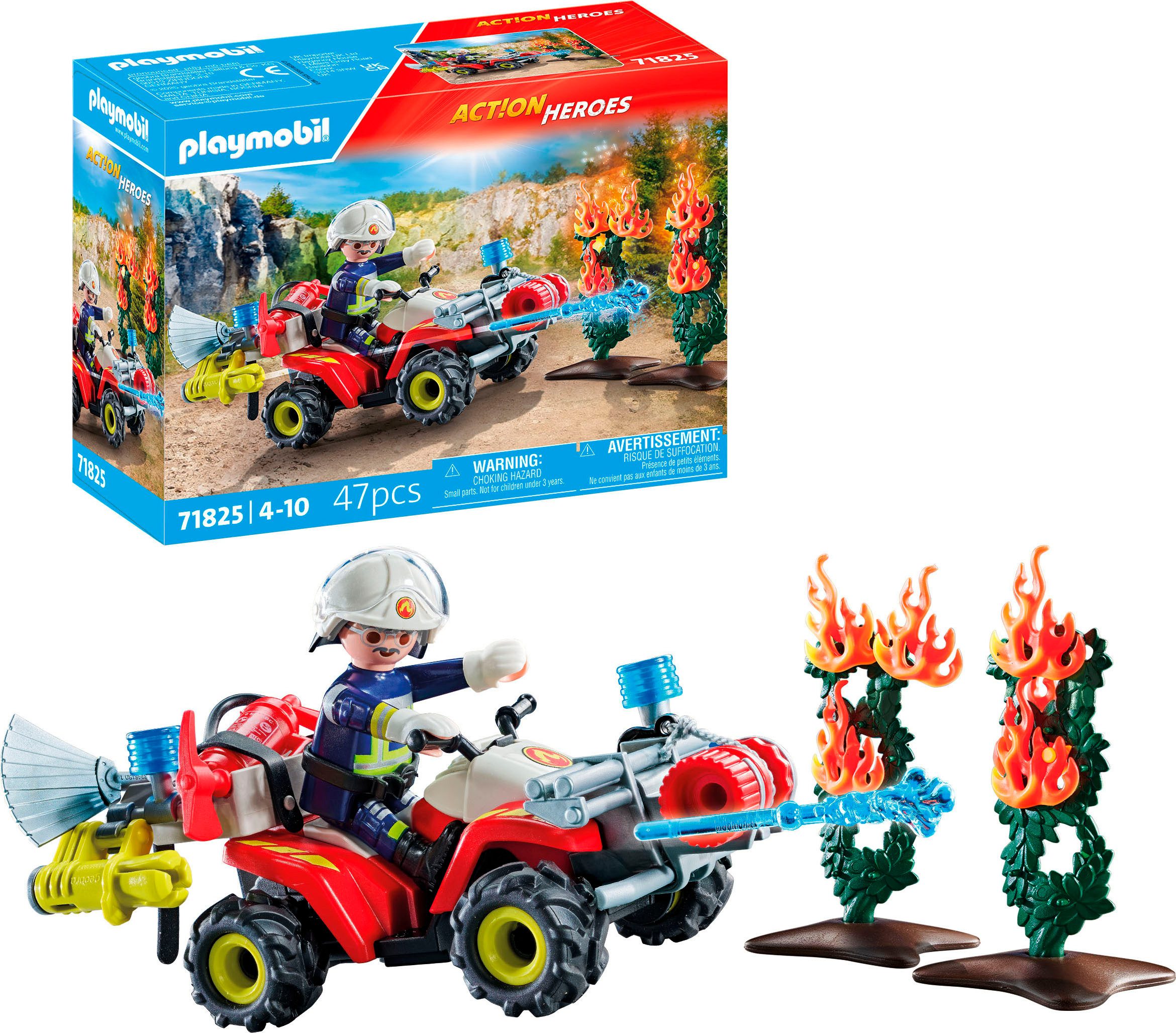 Playmobil® Feuerwehr Quad löscht Heckenbrand (71825), günstig online kaufen