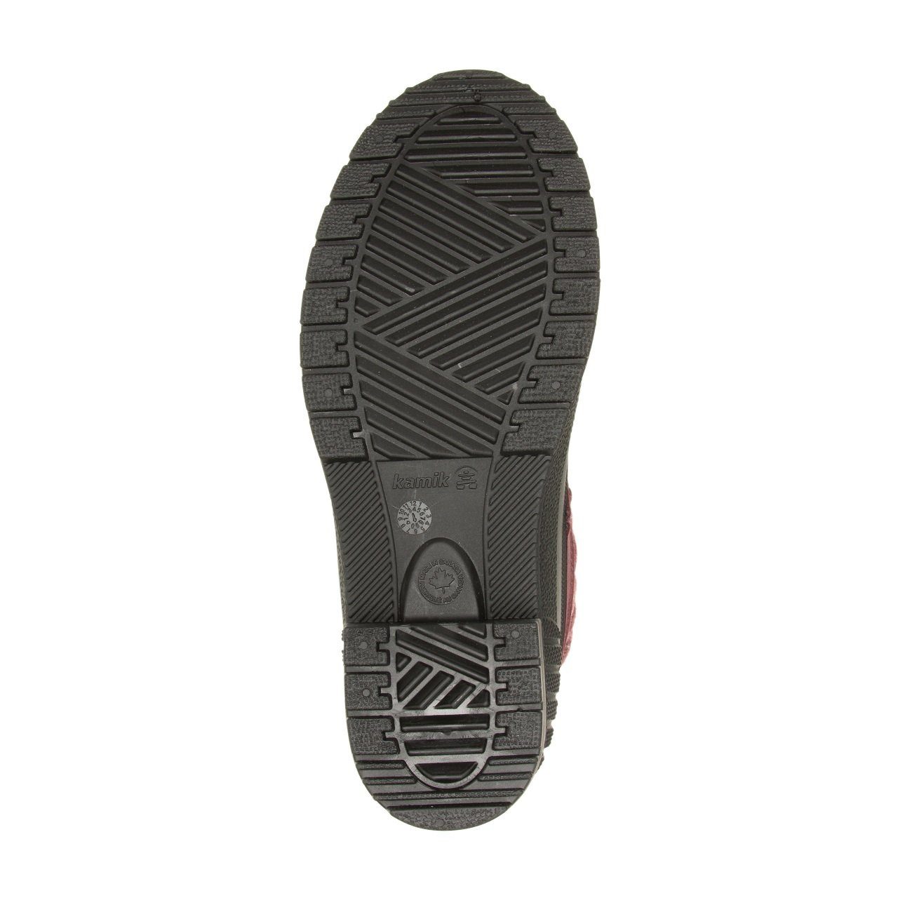 Kamik Sienna Mid 2 Leder - Made in Canada - burgunderrot Damen Winterstiefel