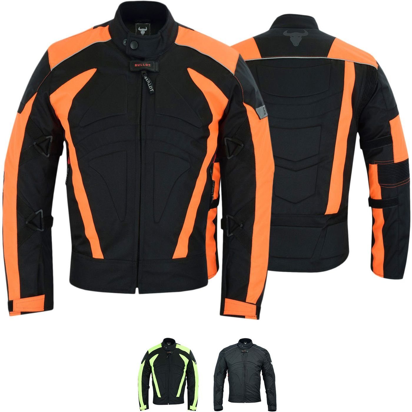 BULLDT Motorradjacke GW322J Orange BULLDT Motorradjacke Textil