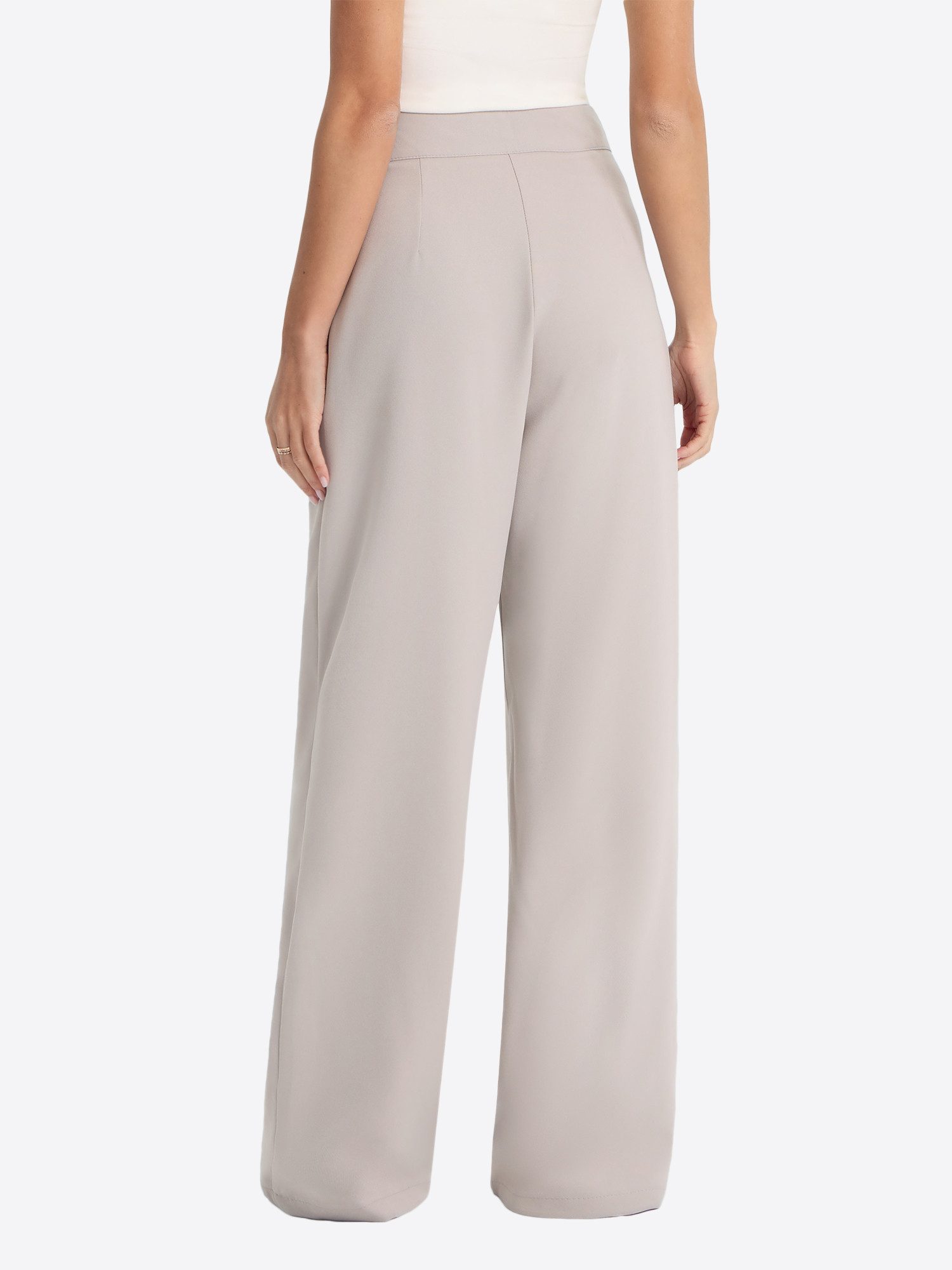 Imily Bela Marlene-Hose Damen Businesshose weitem Anzughose (Packung, 1-tlg., 1per-Pack) Mit Gürtel