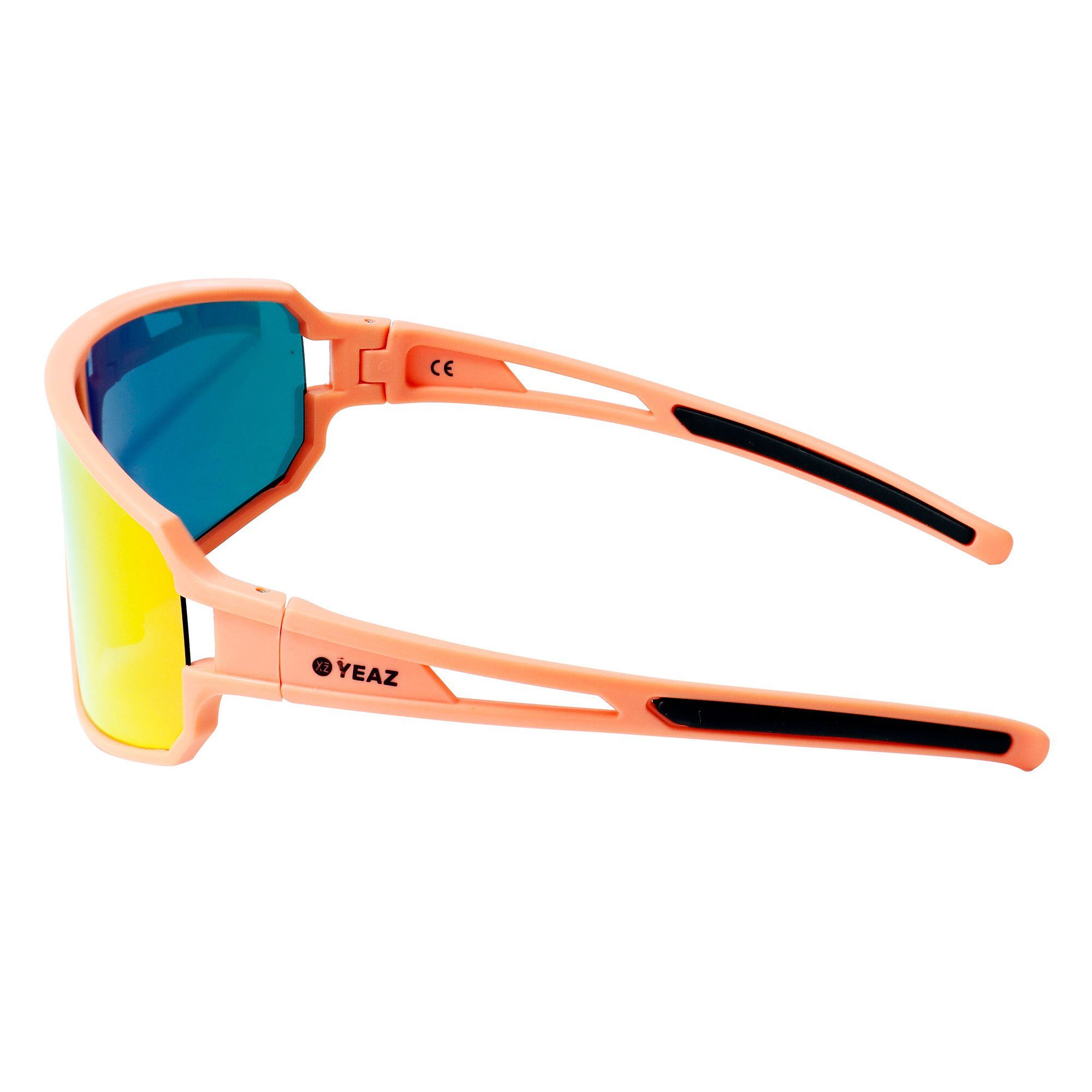YEAZ Sportbrille SUNWAVE sport-sonnenbrille red/pink, Guter Schutz bei optimierter Sicht