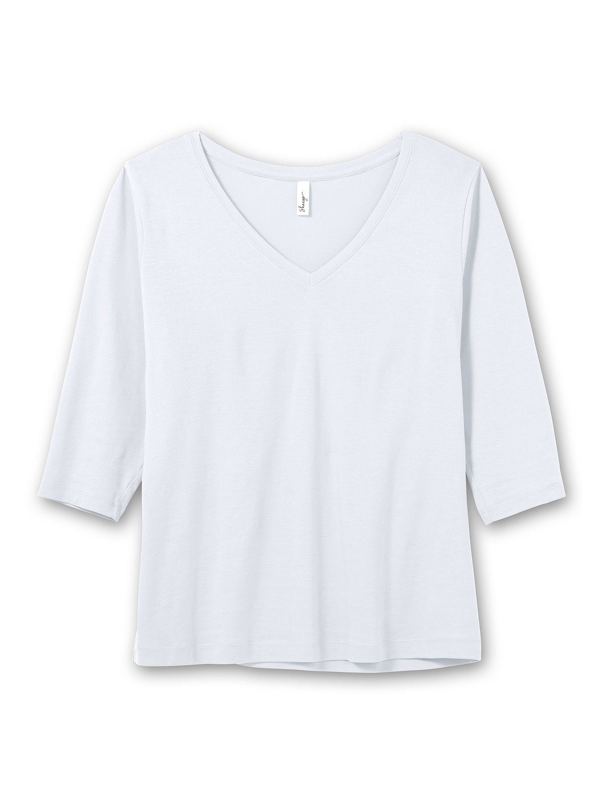 Sheego 3/4-Arm-Shirt Große Größen aus reiner Baumwolle