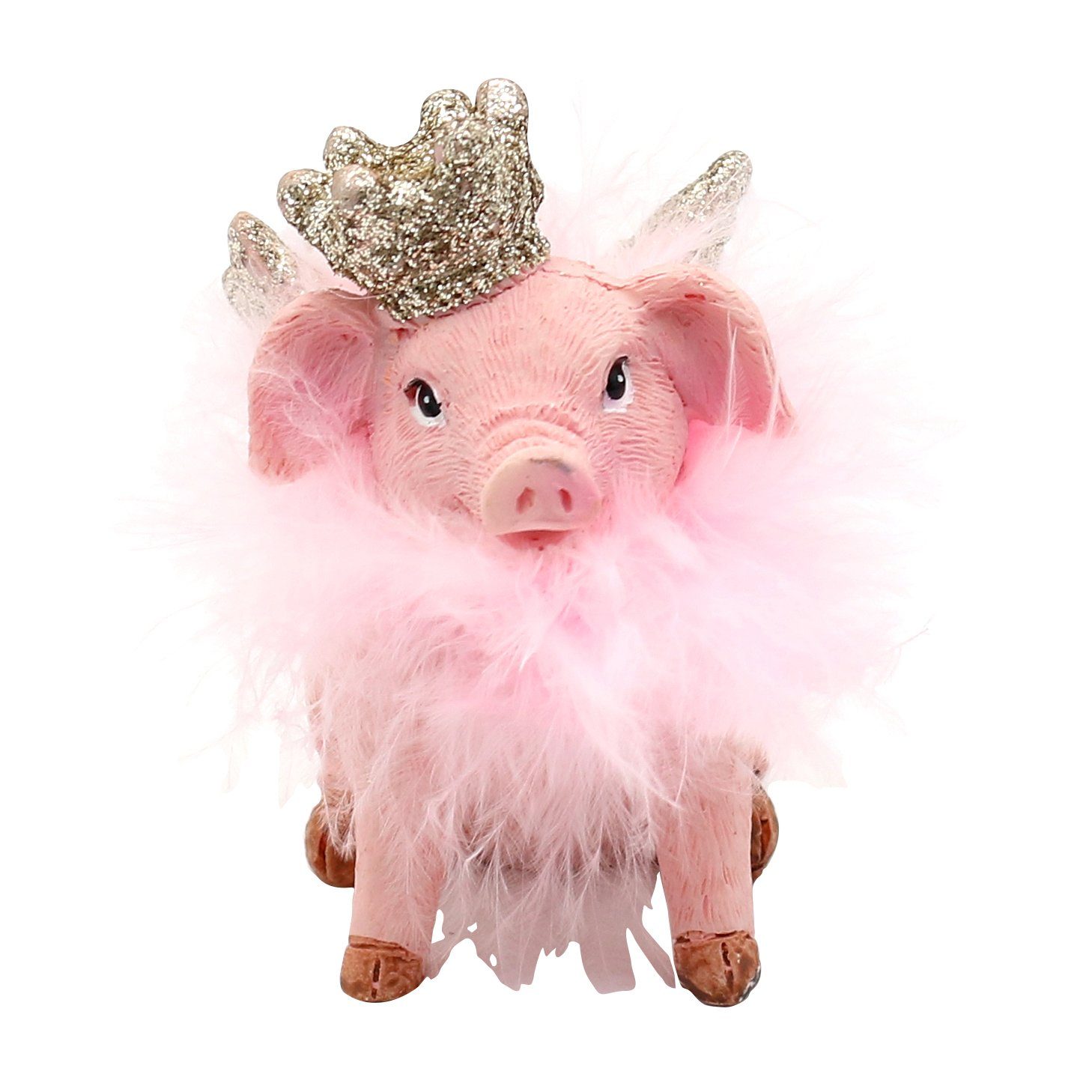 Dekohelden24 Dekofigur Keramik Deko-Schweine mit Krone, Größe über Dropdown günstig online kaufen