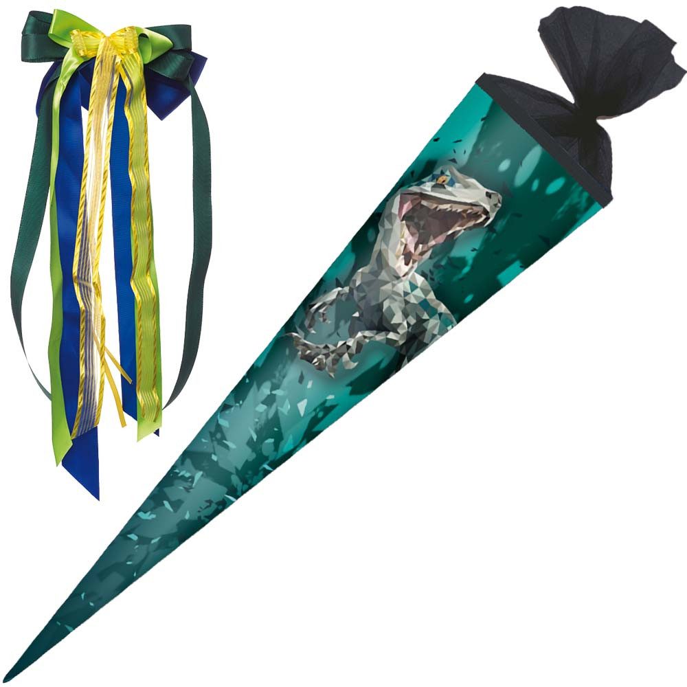 Herlitz Schultüte 70 cm gefüllt Dinosaurier