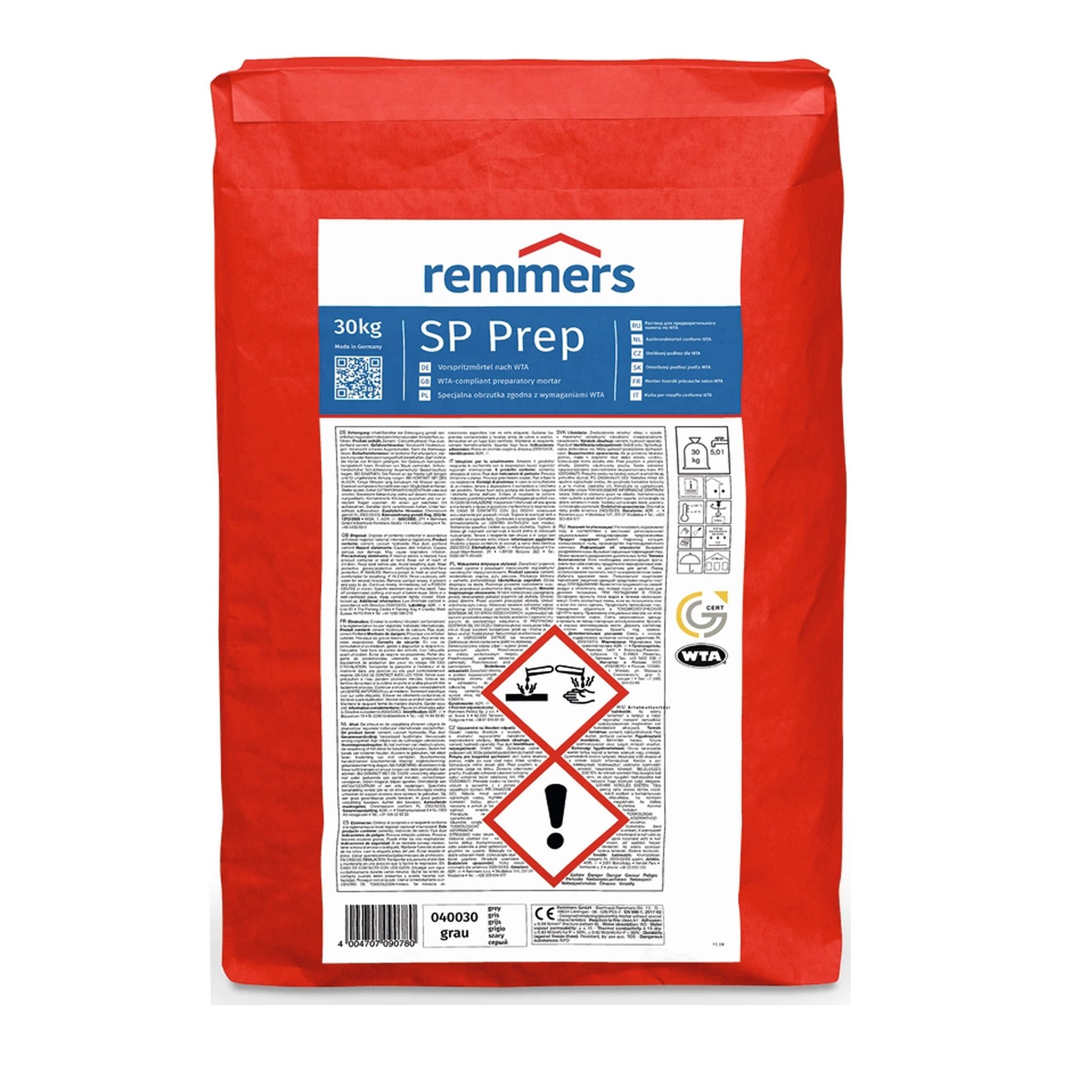 Remmers Mörtel Remmers SP Prep Vorspritzmörtel nach WTA 30 kg