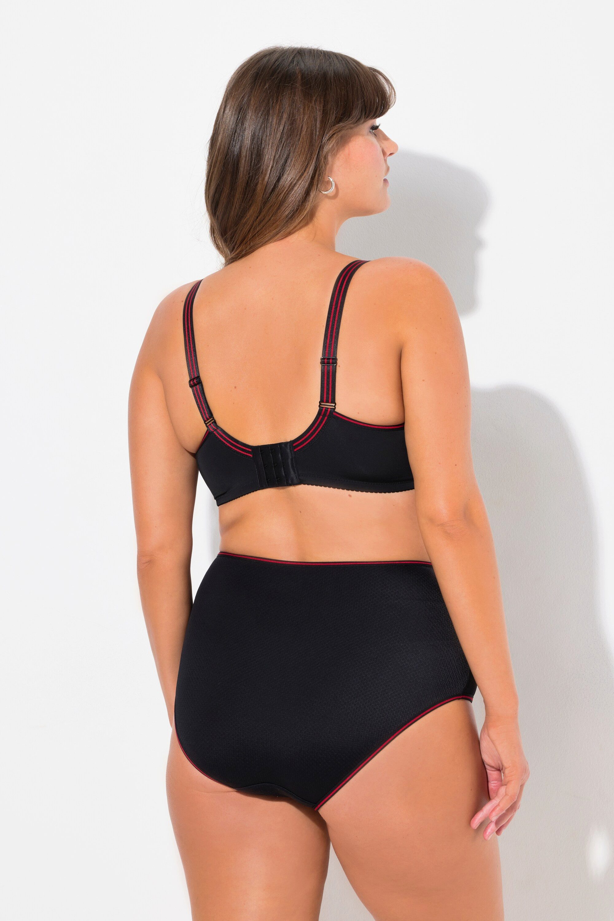 Ulla Popken Bügel-BH Bügel-BH Jacquard-Muster Spacer-Schale