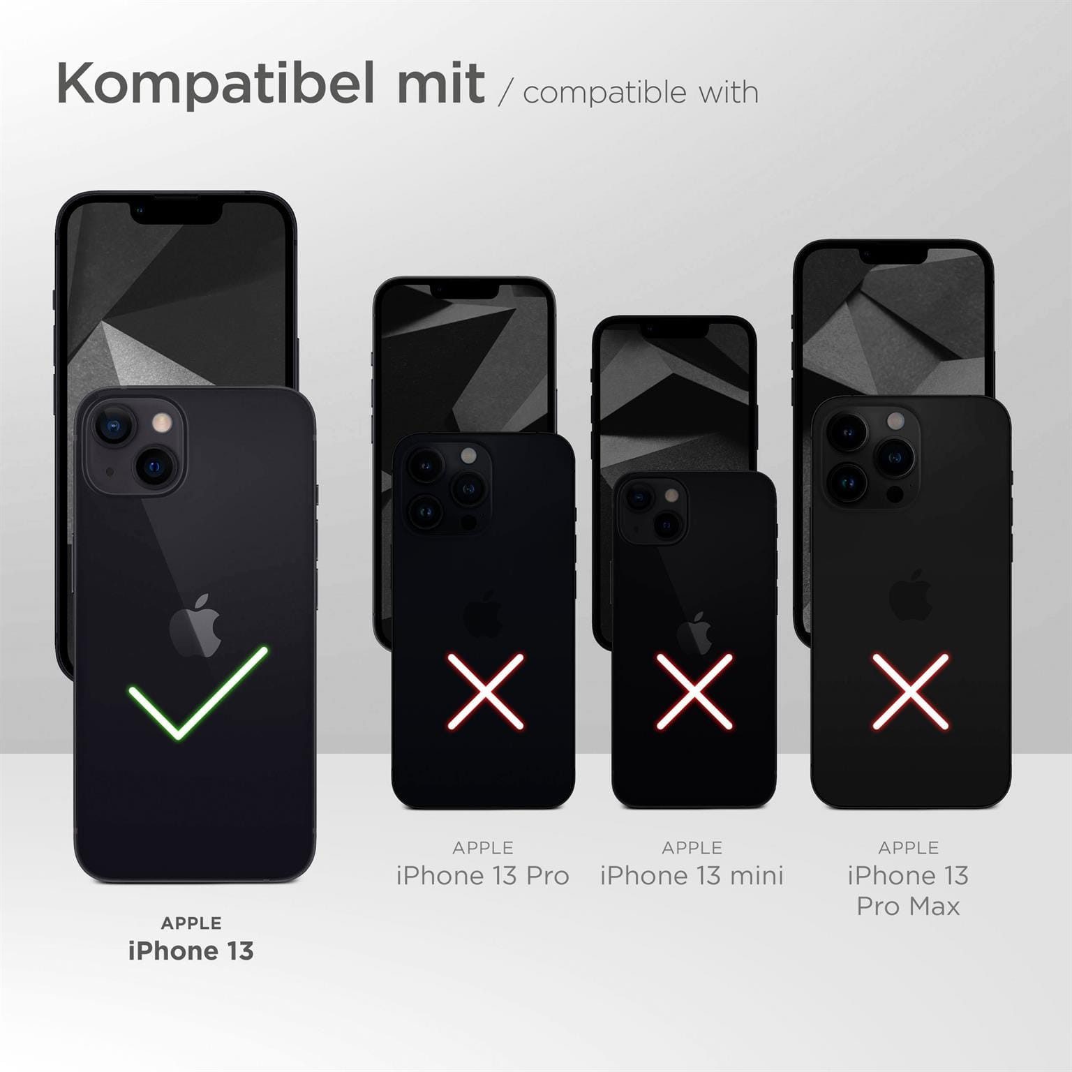 ONEFLOW Handyhülle für iPhone 13 Hülle dünn Flower Cover Weiß Rosa 6,1 Zoll, Blumen Muster Handy Schutzhülle in Floral Design Case mit Kameraschutz