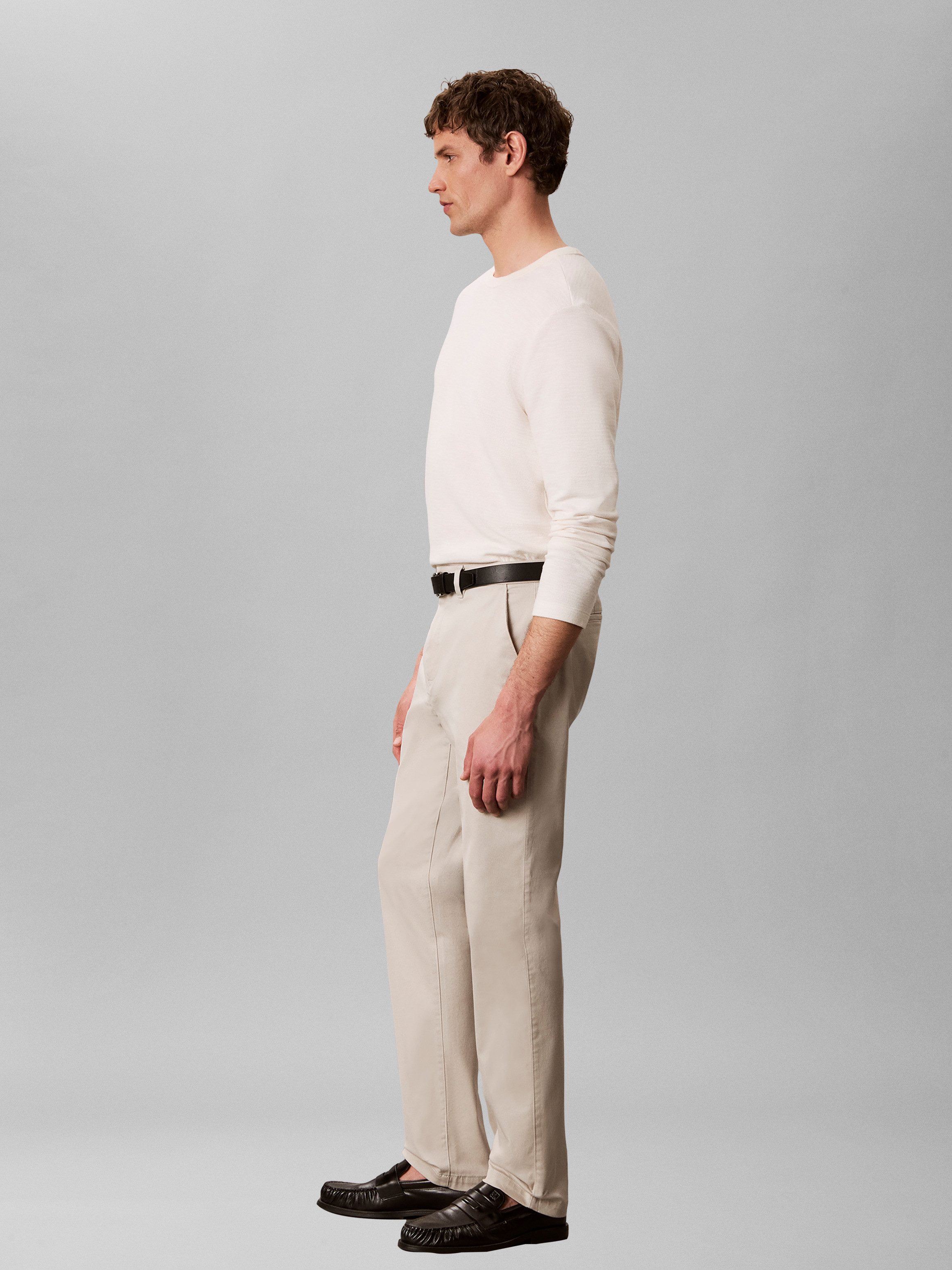Calvin Klein Chinohose Mit Gürtelschlaufen