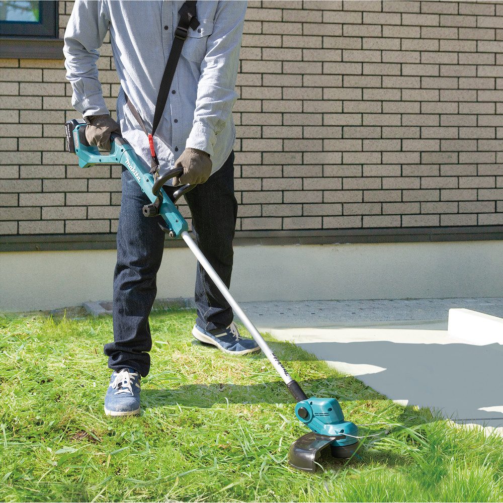 Makita Akku-Rasentrimmer »DUR193RF« 18V, 7.800 min⁻¹, 260 mm, Inkl. Akku und Schnellladegerät, (Set), handlich und leicht, für Rasenkanten und schwer zugängliche Ecken