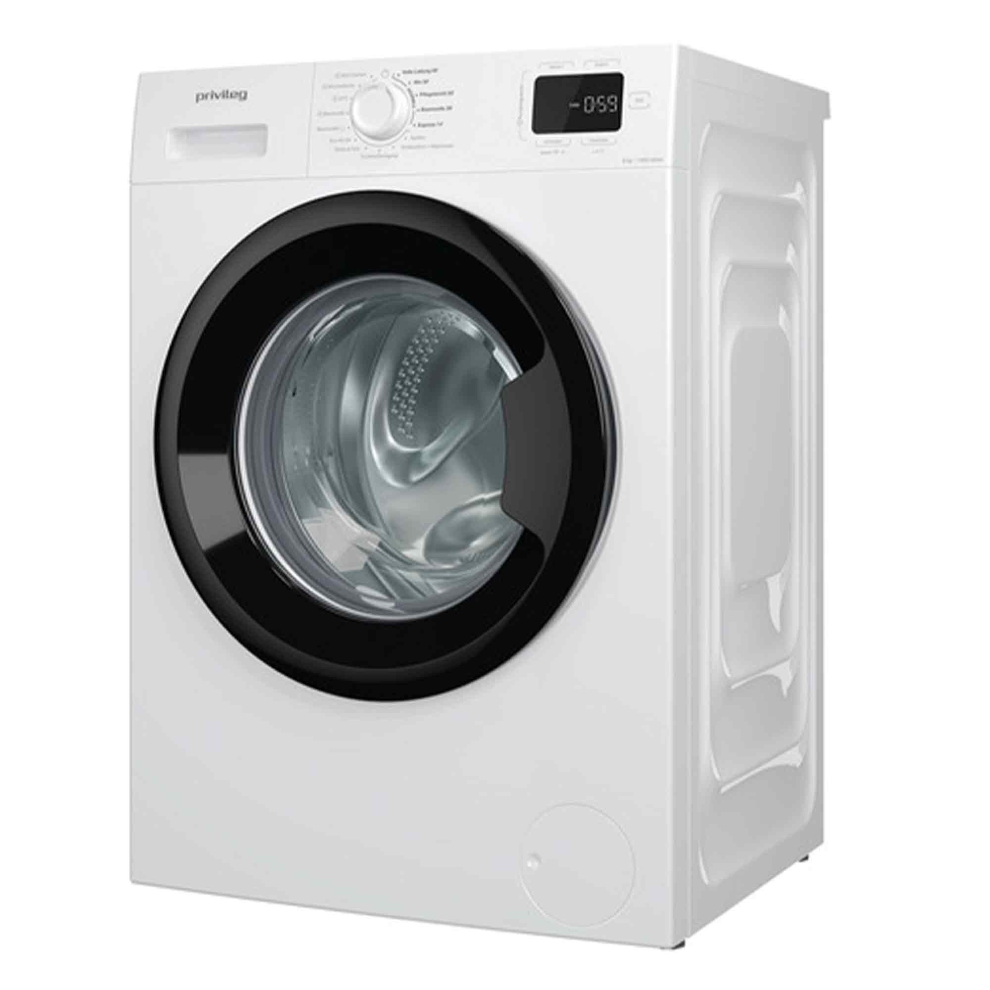Privileg Waschmaschine MY TIME DE PMWF 854A, 8 kg, 1400 U/min, Steam – reduziert Knitterfalten und Bügelzeit