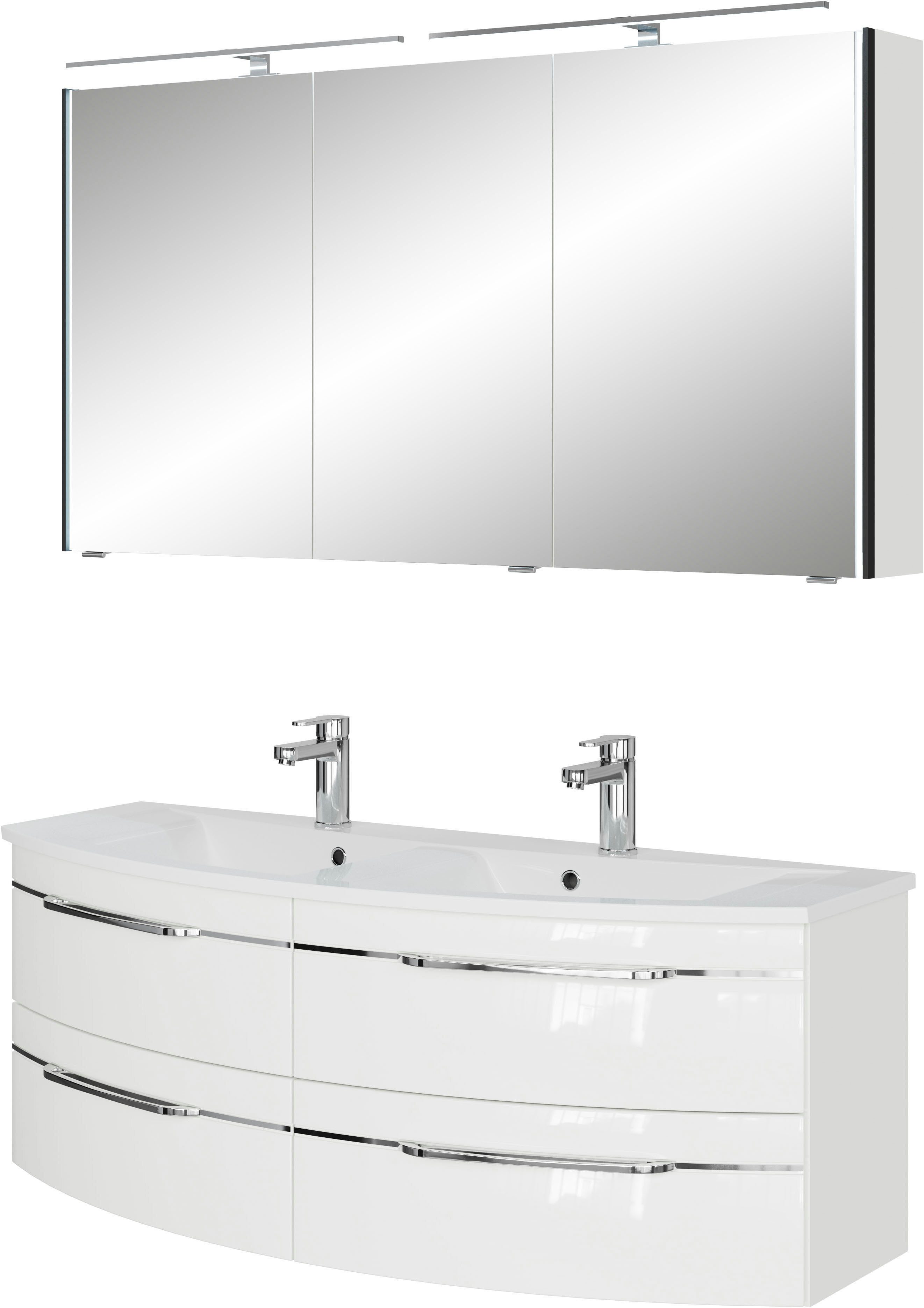 Saphir Badmöbel-Set Badezimmer-Set 133,2 cm breit, günstig online kaufen