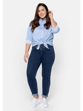 Sheego Stretch-Jeans Große Größen «Die Girlfriend», mit vorverlegter Seitennaht