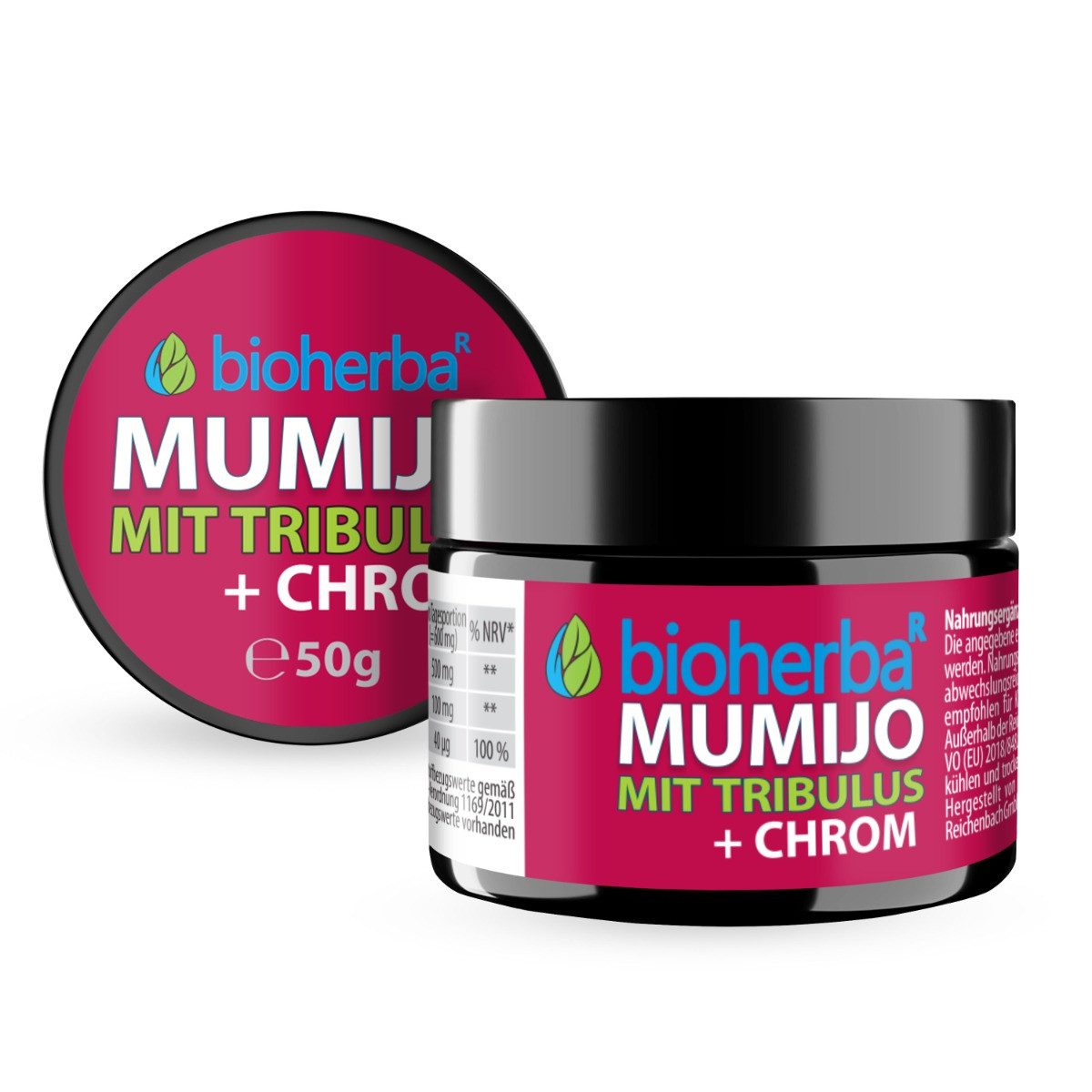 BIOHERBA R Mumijo Extrakt Shilajit mit Tribulus 50g Nahrungsergänzungsmittel