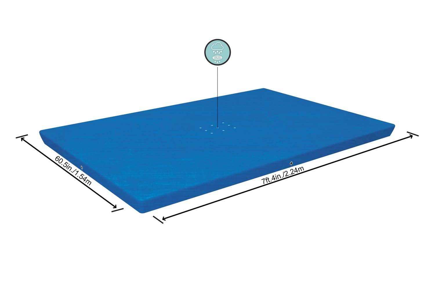 Bestway Pool-Abdeckplane Bestway 58103 - Flowclear PE-Abdeckplane 224 x 154 cm