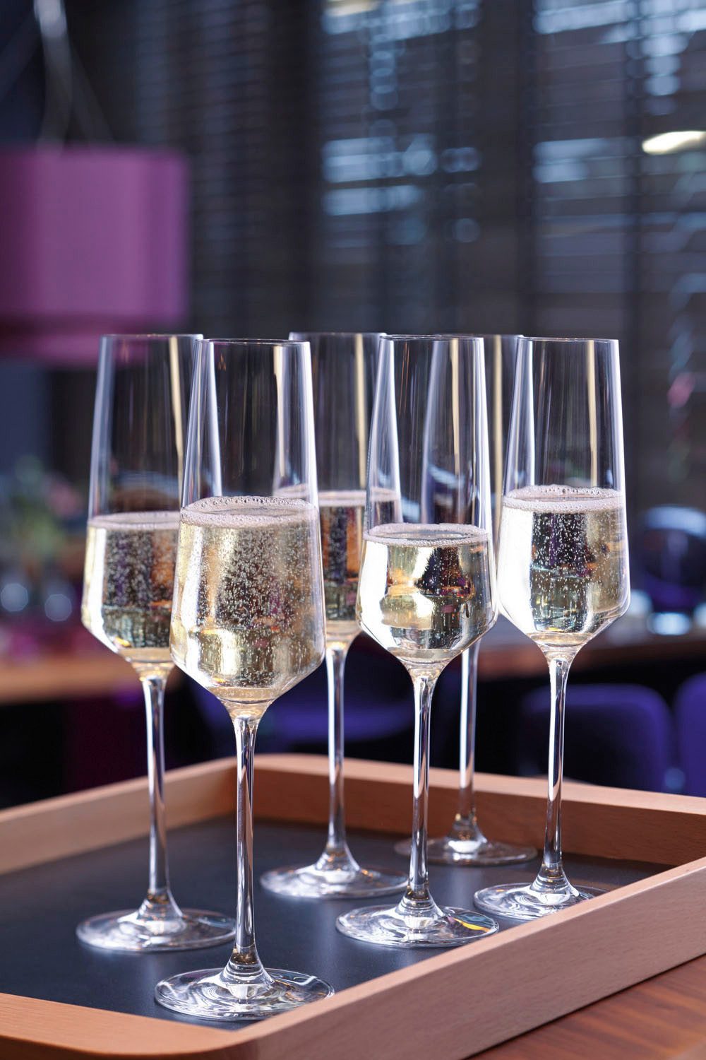 LEONARDO Sektglas PUCCINI, 6-tlg., Kristallglas, 280 ml, 6-teilig