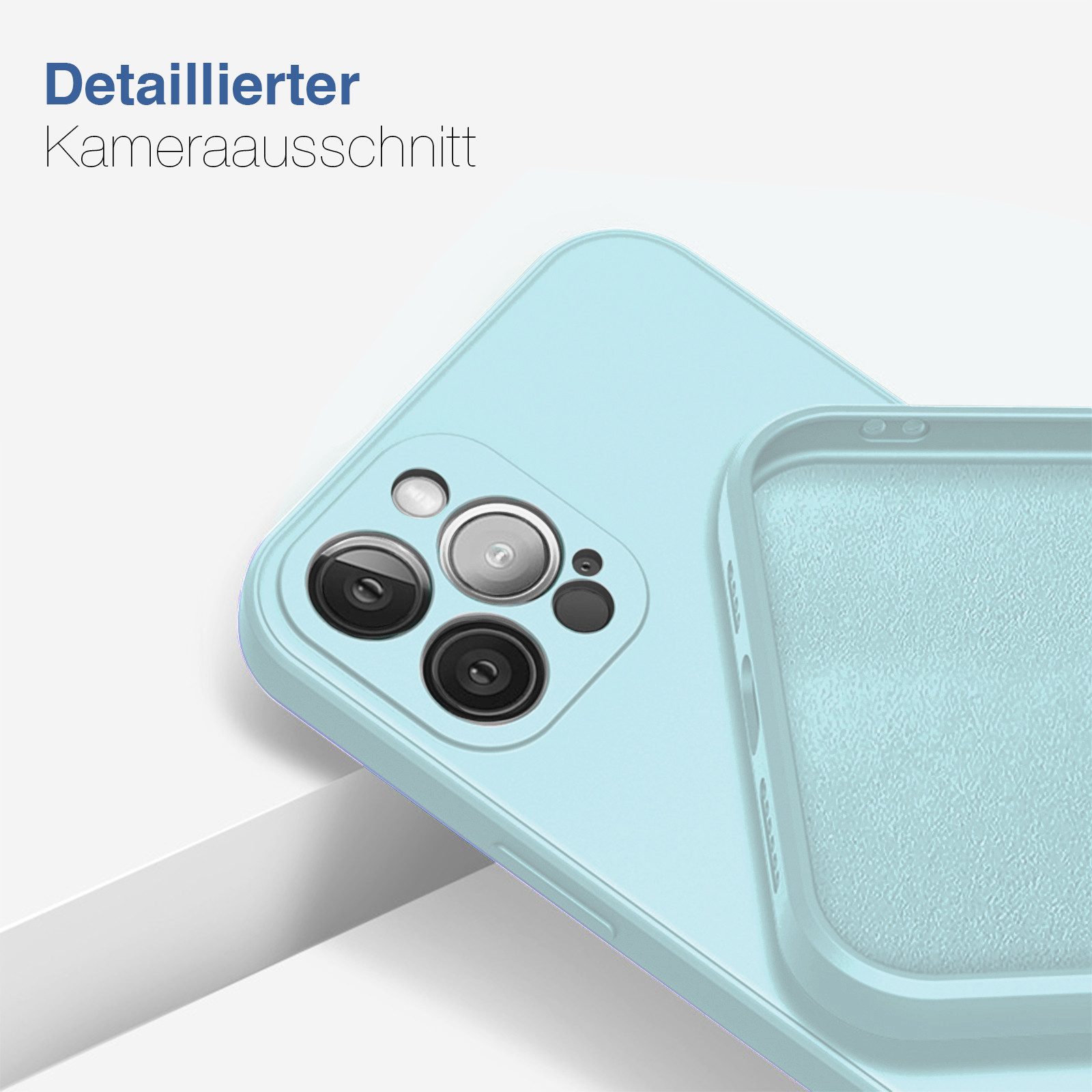 Tec-Expert Handyhülle SoftGrip Cover Hülle für Apple iPhone 15 Pro Max 6.7 Zoll, 6.7, Schutzhülle mit Soft Touch Oberfläche für Apple iPhone 15 Pro Max