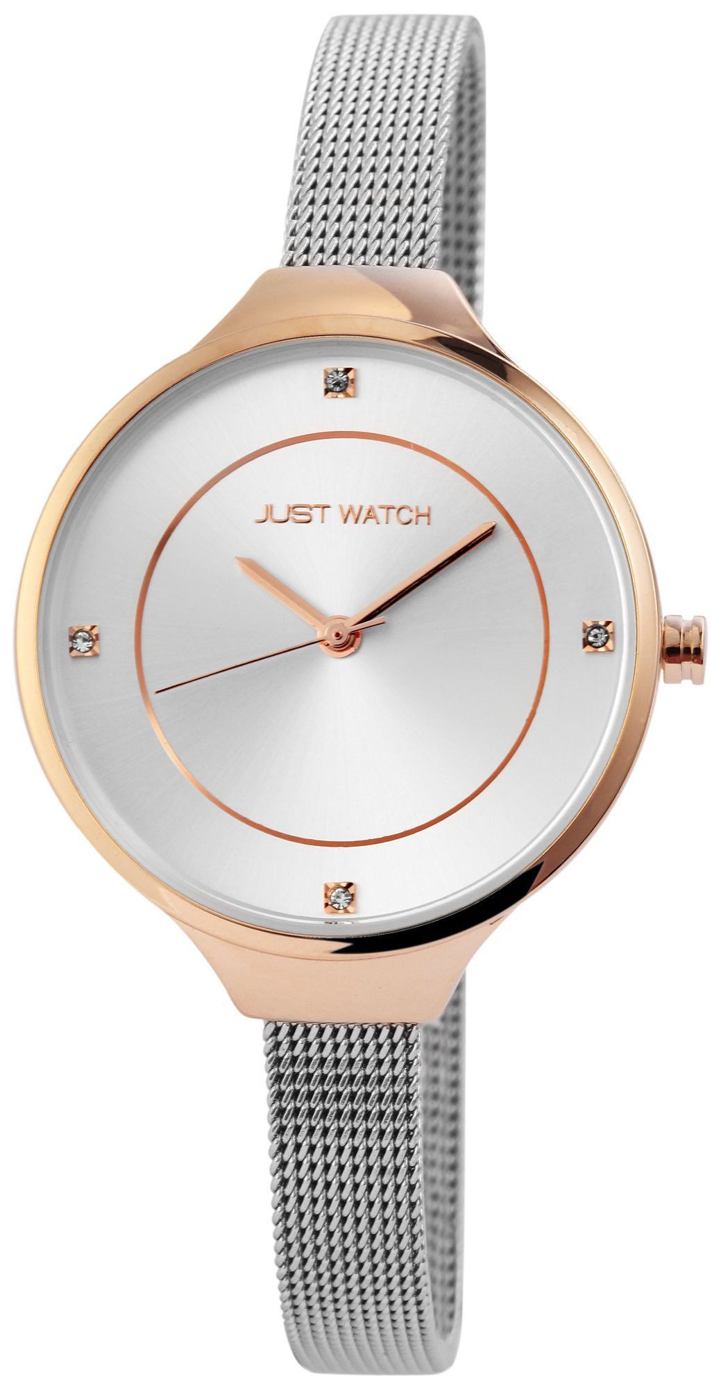 JUST WATCH Quarzuhr Evie mit Edelstahlarmband, 3 ATM, inkl. Geschenkbox günstig online kaufen