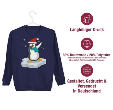 Shirtracer Sweatshirt Dab Pinguin Weihnachten Weihnachten Kleidung Kinder