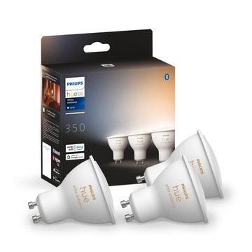 Philips Hue LED-Leuchtmittel GU10 LED Leuchtmittel Smart, GU10, Warmweiß, Neutralweiß