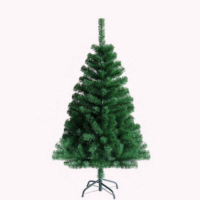 Homewit Künstlicher Weihnachtsbaum 120/150/180/240cm Tannenbaum mit Metall Ständer Abziehbar und Klappbar, Weihnachtsdeko, für Zuhause, Adventskalender, Wohnzimmer, Hof, Weihnachtsfeier