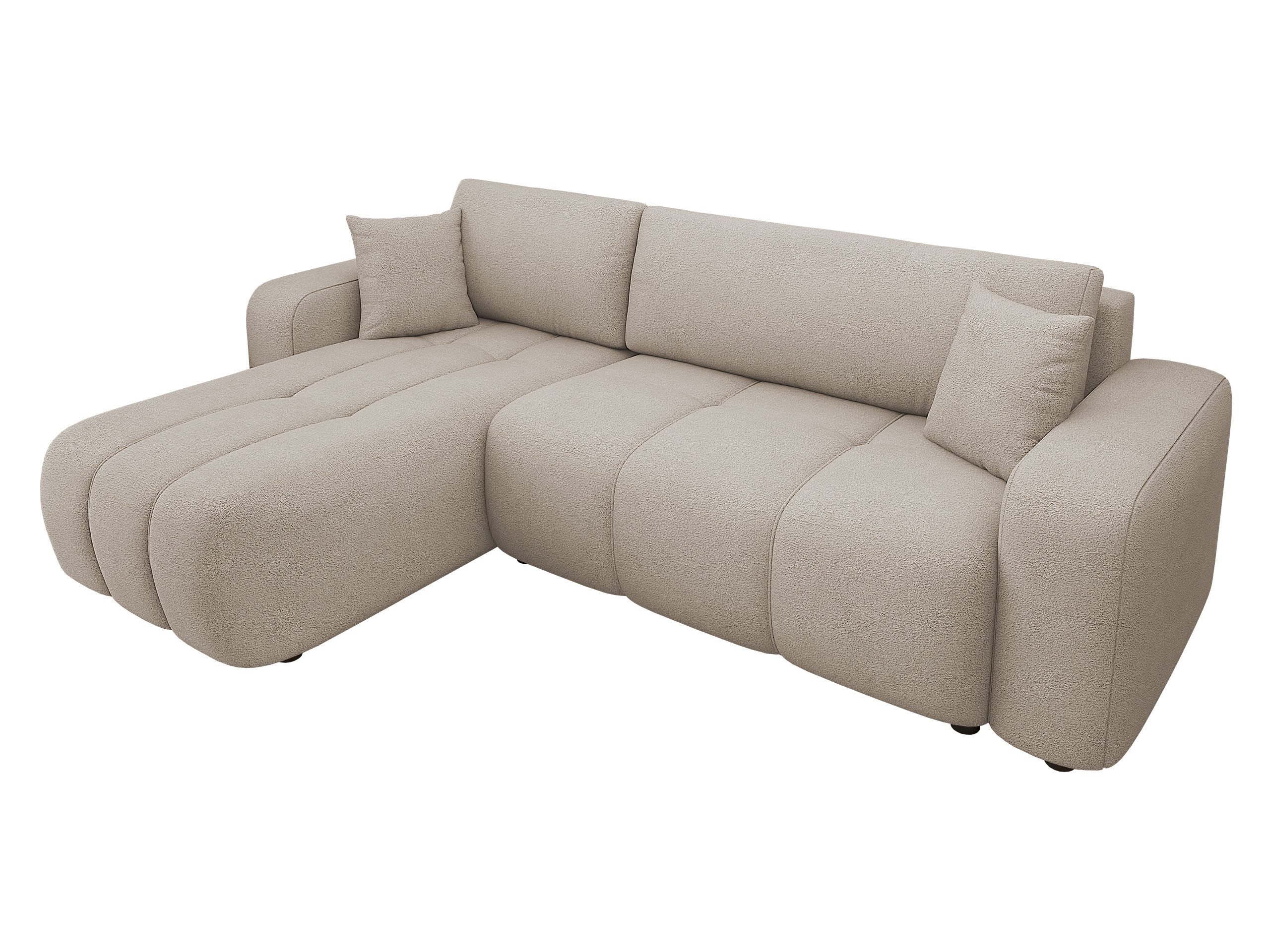 MIRJAN24 Ecksofa Fetrinu, mit Bettkasten und Schlaffunktion, L-Form, Seite günstig online kaufen