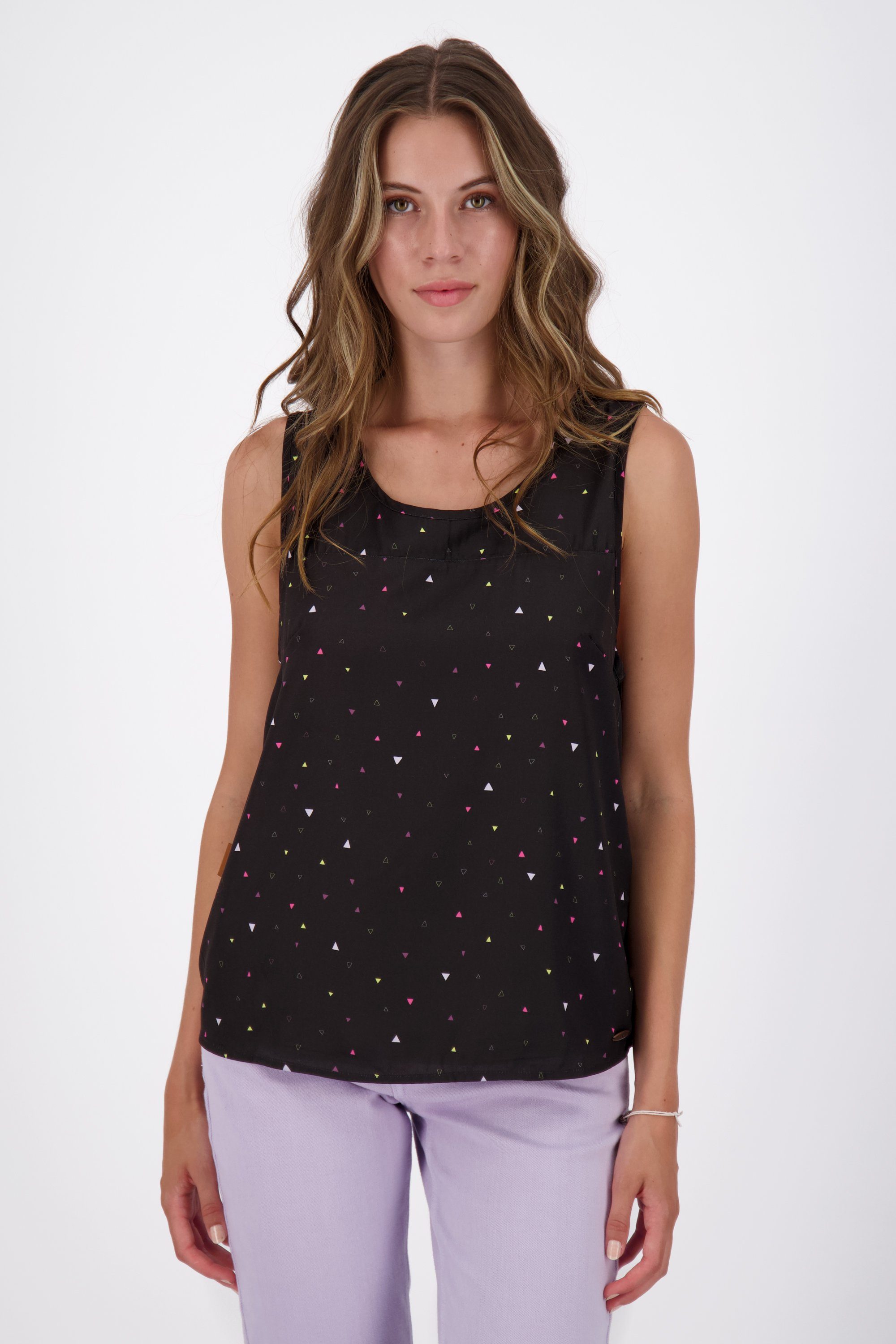 Blouse Damen moonless Kickin & Kurzarmbluse, Bluse Kurzarmbluse B Alife GiuliaAK