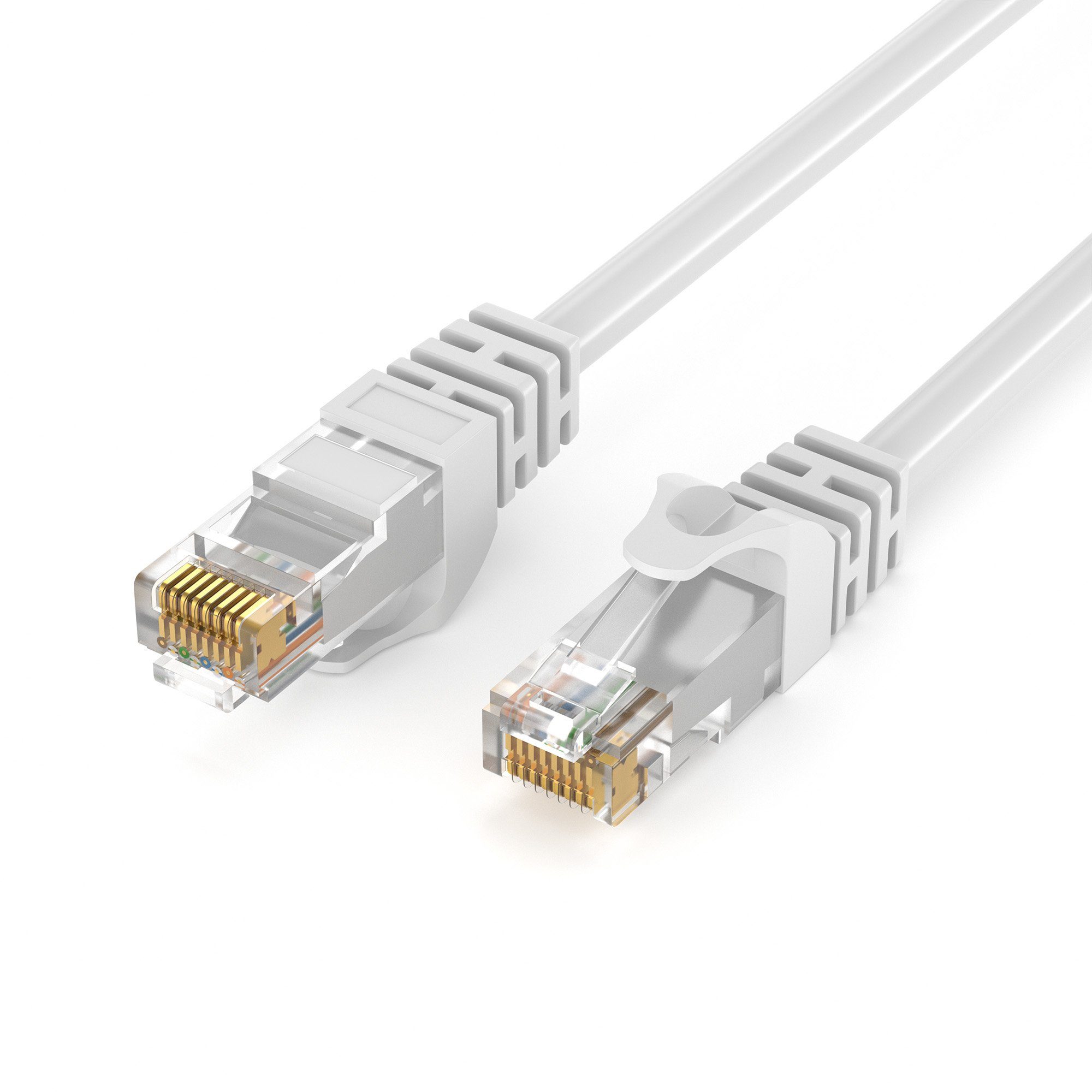 JAMEGA CAT 6 Patchkabel RJ45 Rohkabel LAN Kabel Ethernet Netzwerkkabel LAN-Kabel, CAT.6, RJ-45 Stecker (Ethernet) (3000 cm)