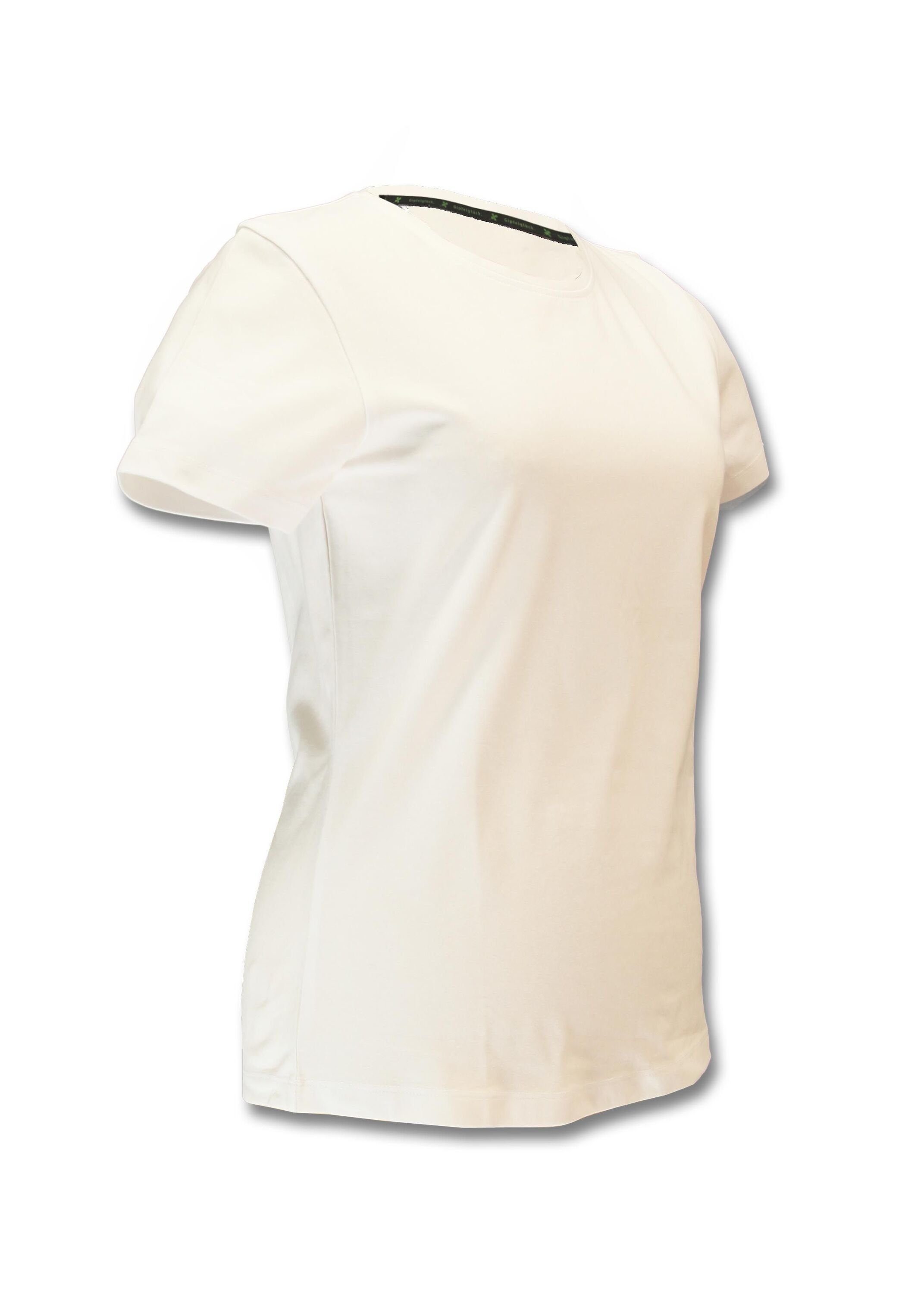 Bio-Baumwolle Optic Funktionsshirt für Gipfelglück Lynn aus White Damen,